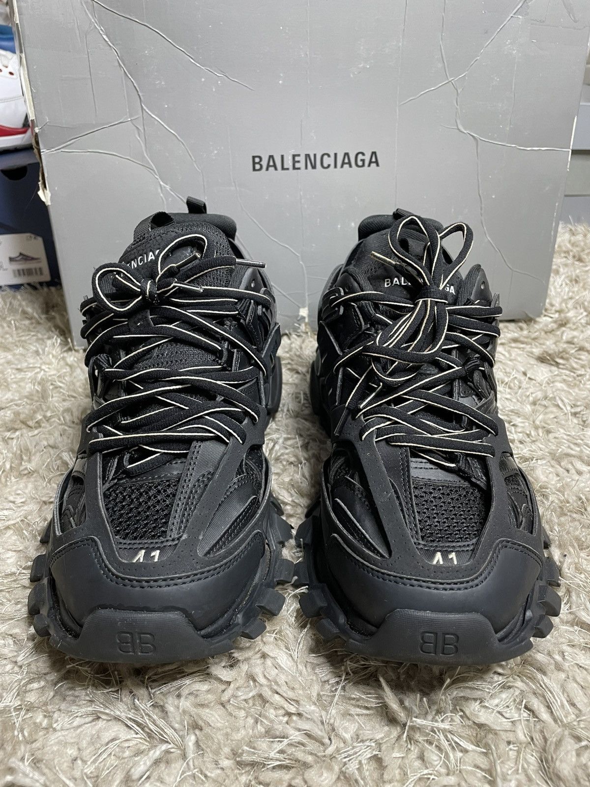 Balenciaga Balenciaga Track Runner Black Size US 8 / EU 41 - 5 Thumbnail