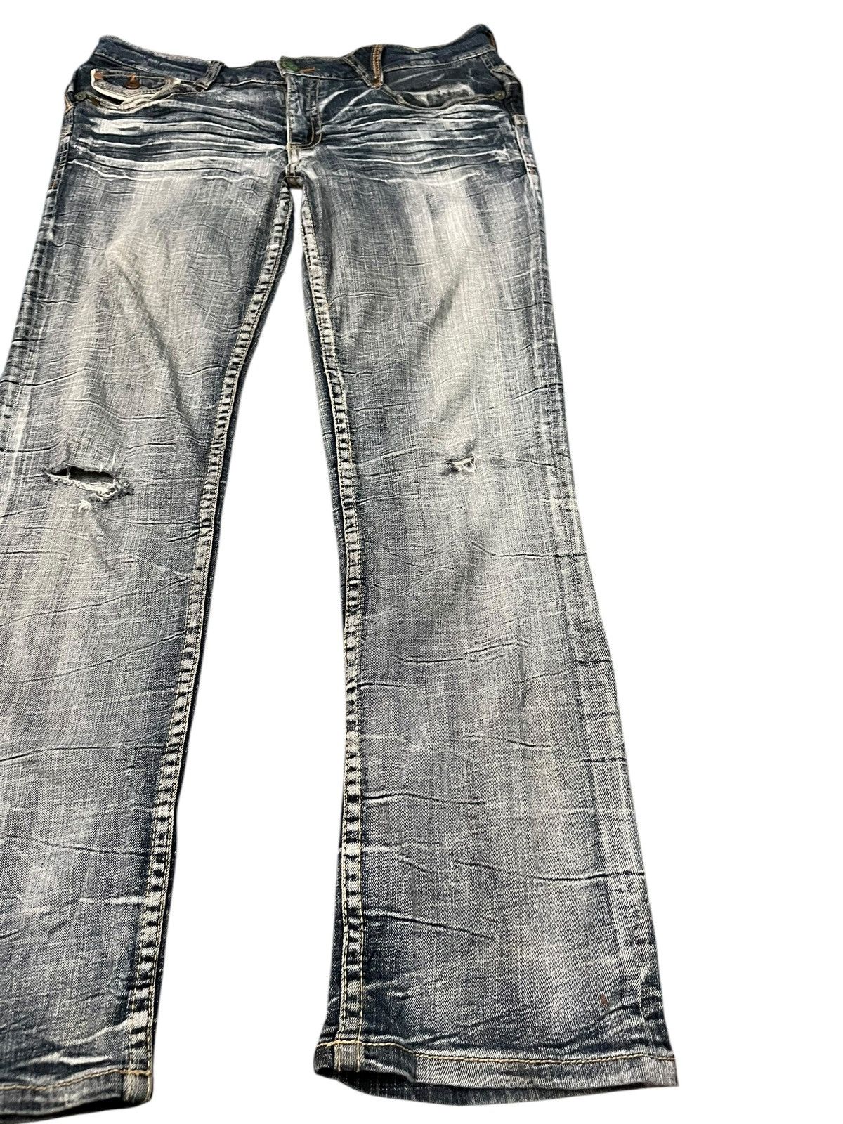 Japanese Brand × Vintage Vintage Urban Crush Double Waist Denim Size US 35 - 3 Thumbnail