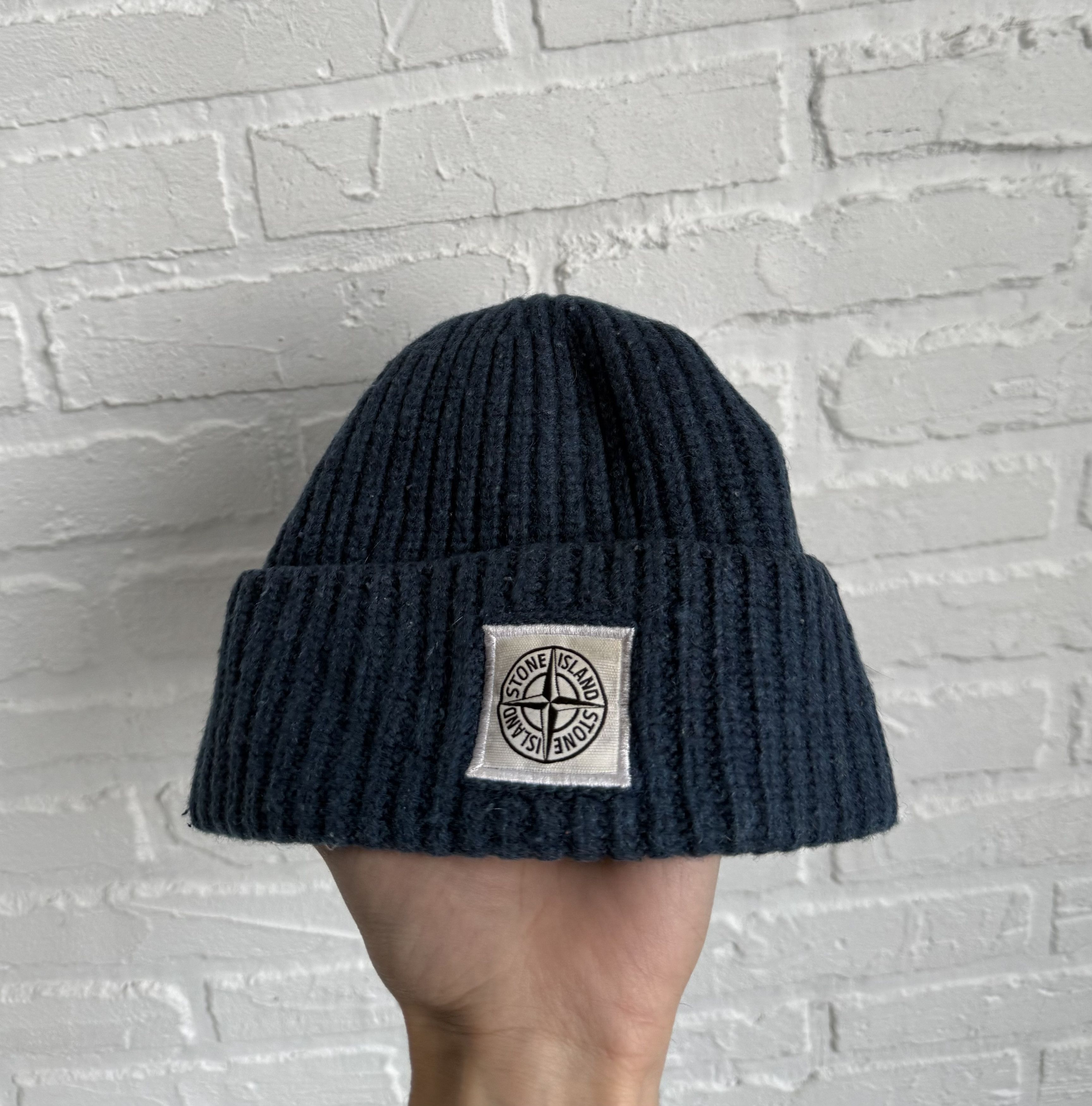Stone Island Stone Island patch program green beanie hat Size ONE SIZE - 1 Thumbnail
