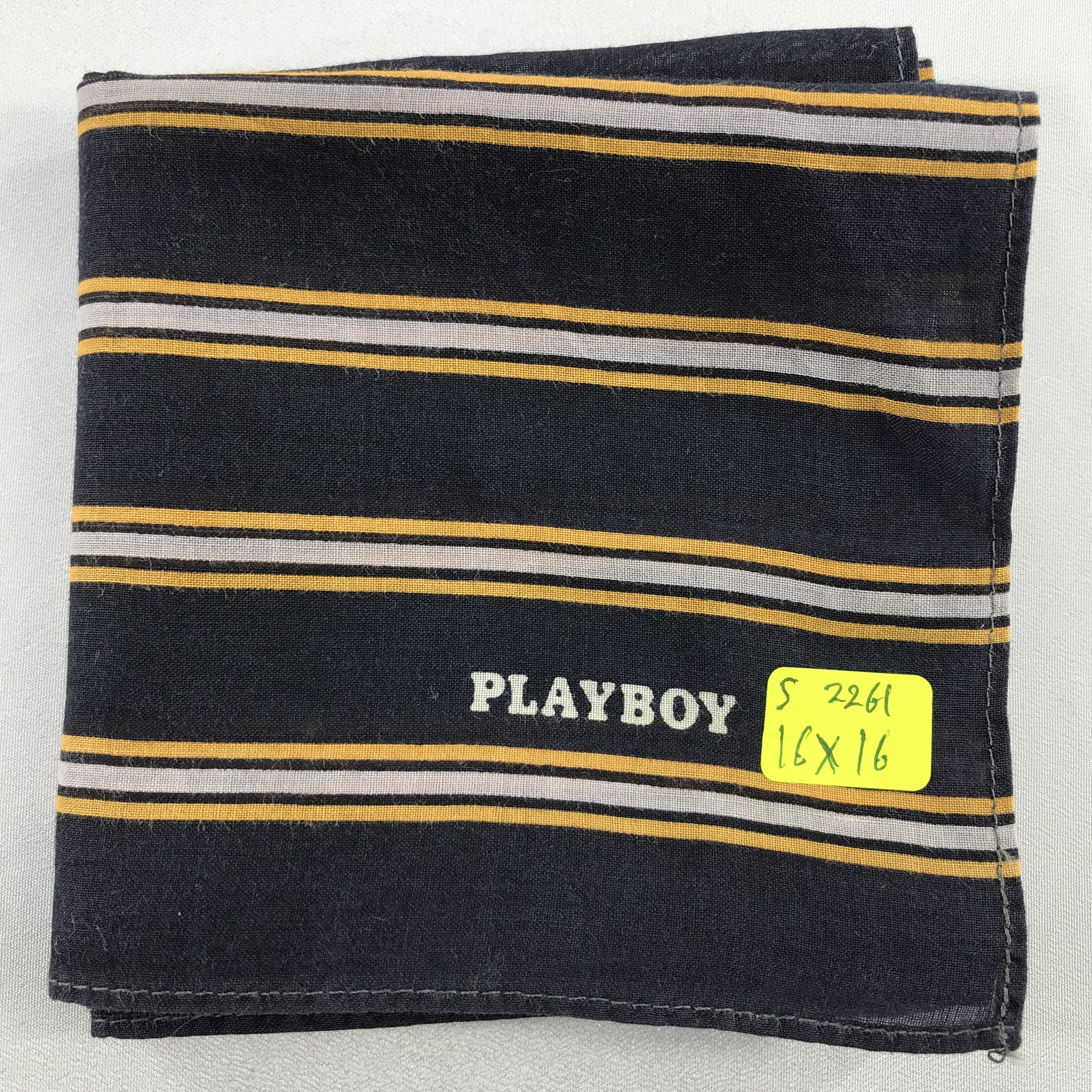 Playboy × Vintage Playboy Bandana / Handkerchief / Neckerchief - S2261 Size ONE SIZE - 5 Thumbnail