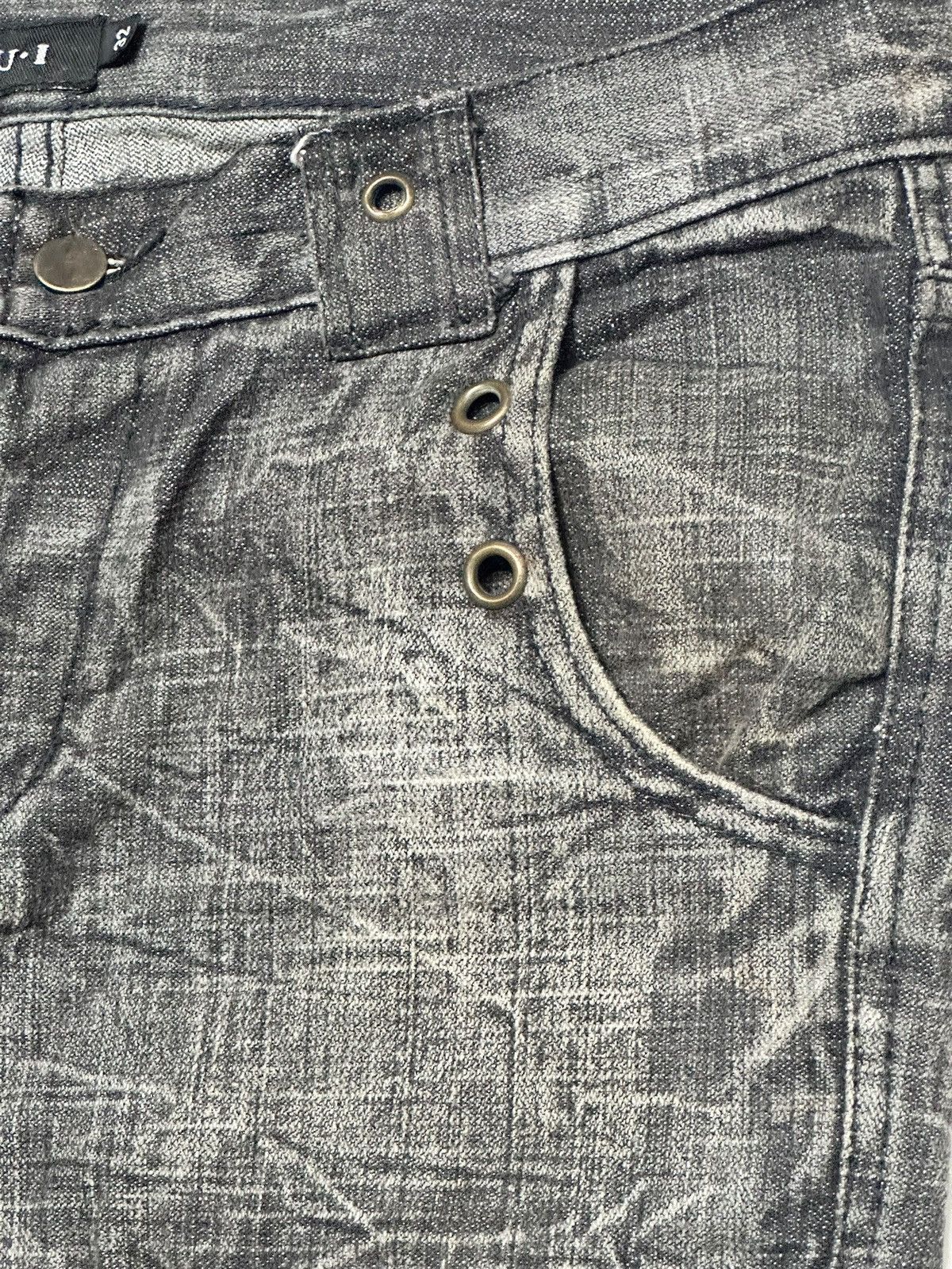 Vintage K.U.I. Cargo Jeans | Rare Japanese Streetwear | Flared Faded Size US 34 / EU 50 - 13 Thumbnail