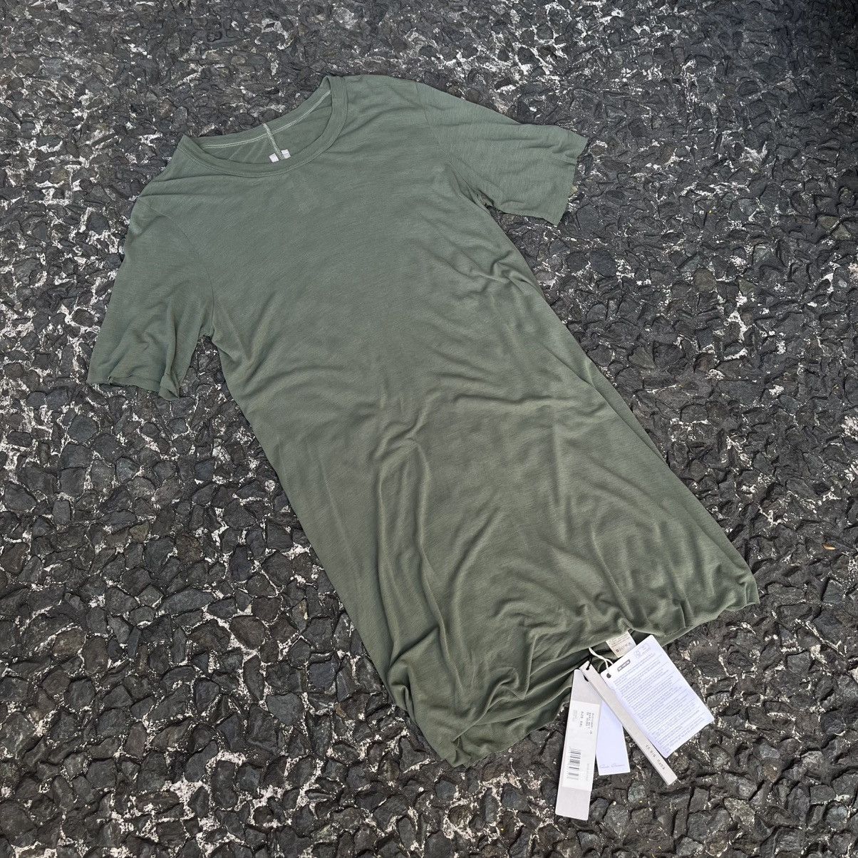 Rick Owens BNWT Rick Owens S/S2023 “EDFU” Basic Short Sleeve Tee “Moss” Size US XXL / EU 58 / 5 - 5 Thumbnail