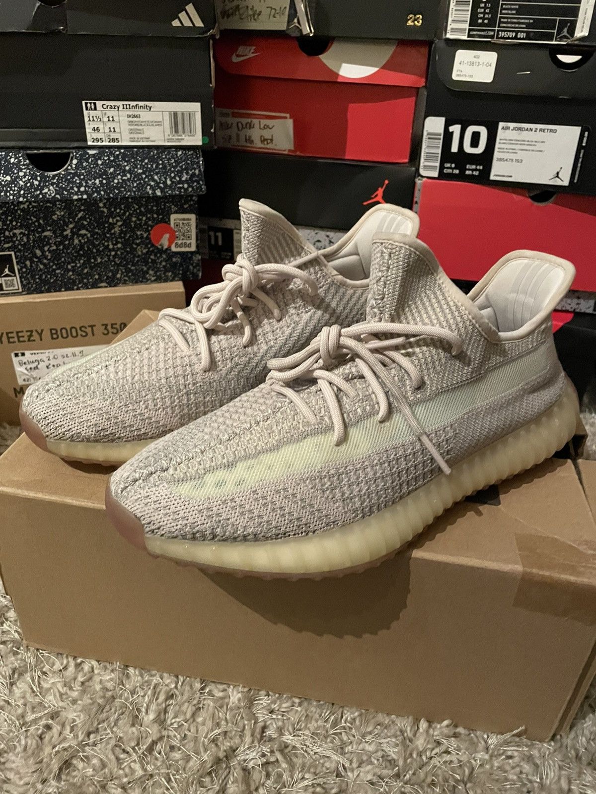 Yeezy Yeezy 350 V2 Citrin Size US 11.5 / EU 44-45 - 1 Thumbnail