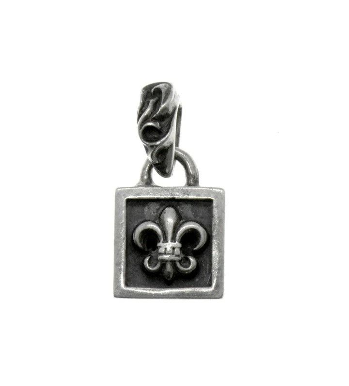 Chrome Hearts OFFER OK🔥CHROME HEARTS FRAMED FLEUR PENDANT silver Size ONE SIZE - 2 Thumbnail