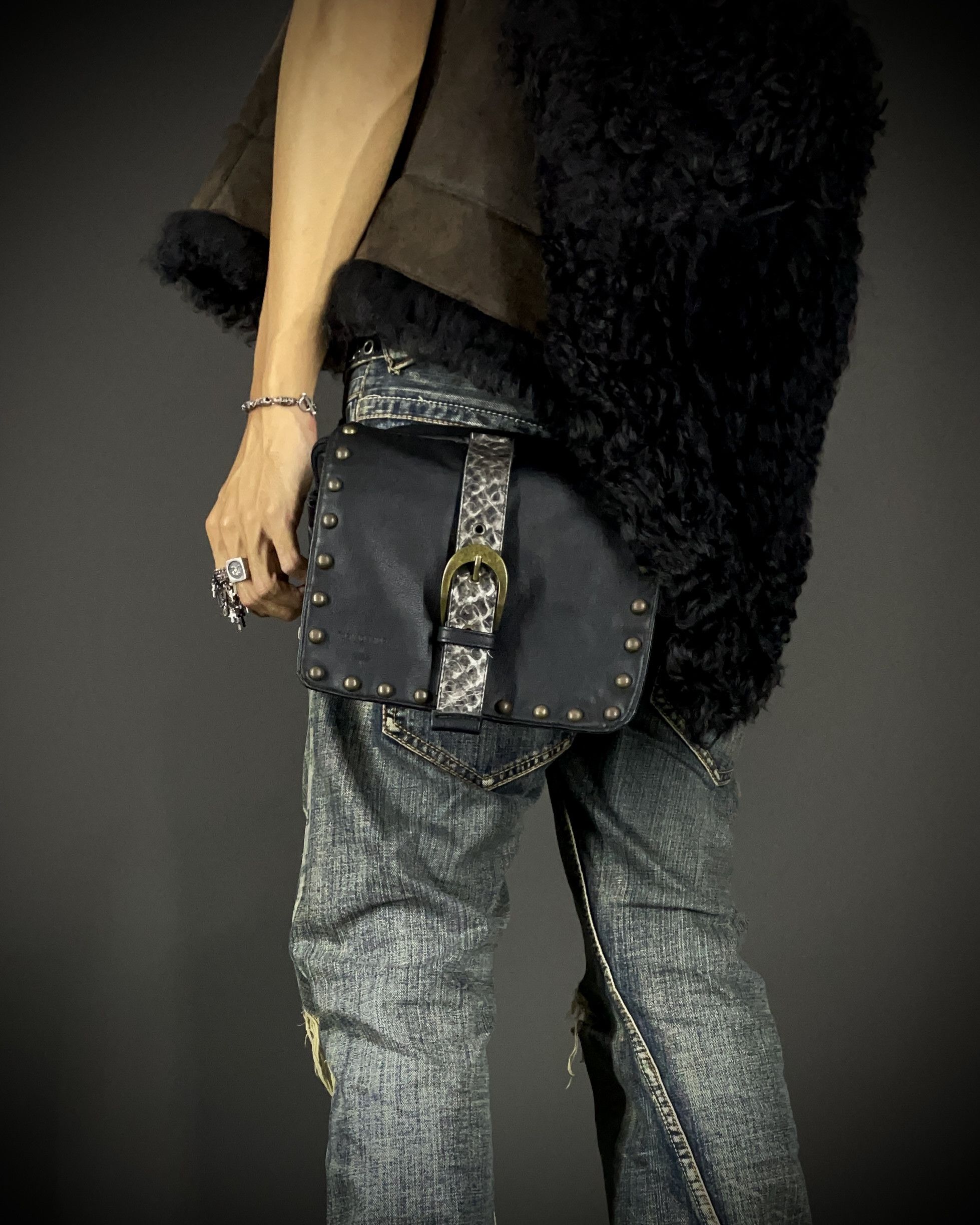 If Six Was Nine × KMRii × Tornado Mart Tornado Mart Leather Belt