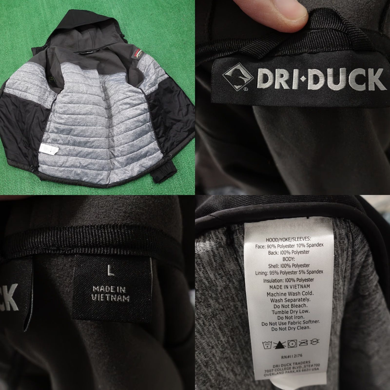Changes VINTAGE PLAZA TIRE SERVICE LOGO FULL ZIP UP HOODED OIL CHANGE DRI DUCK JACKET MENS SZ L Size US L / EU 52-54 / 3 - 8 Thumbnail