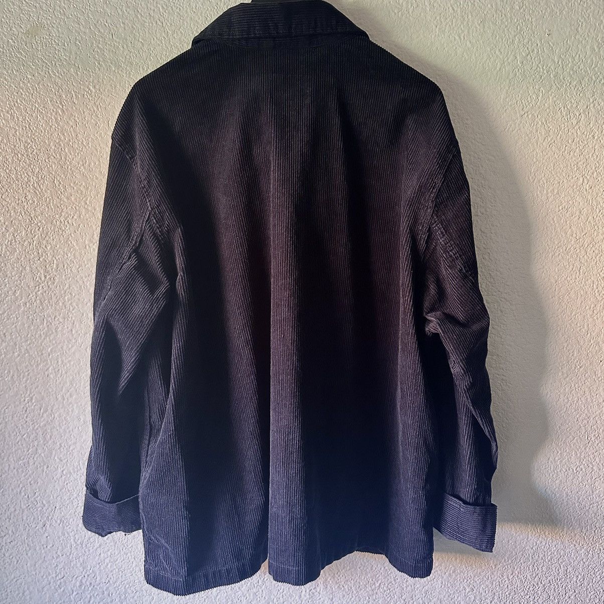 H&M H&M Navy Blue Corduroy Work Jacket Size US XL / EU 56 / 4 - 2 Thumbnail