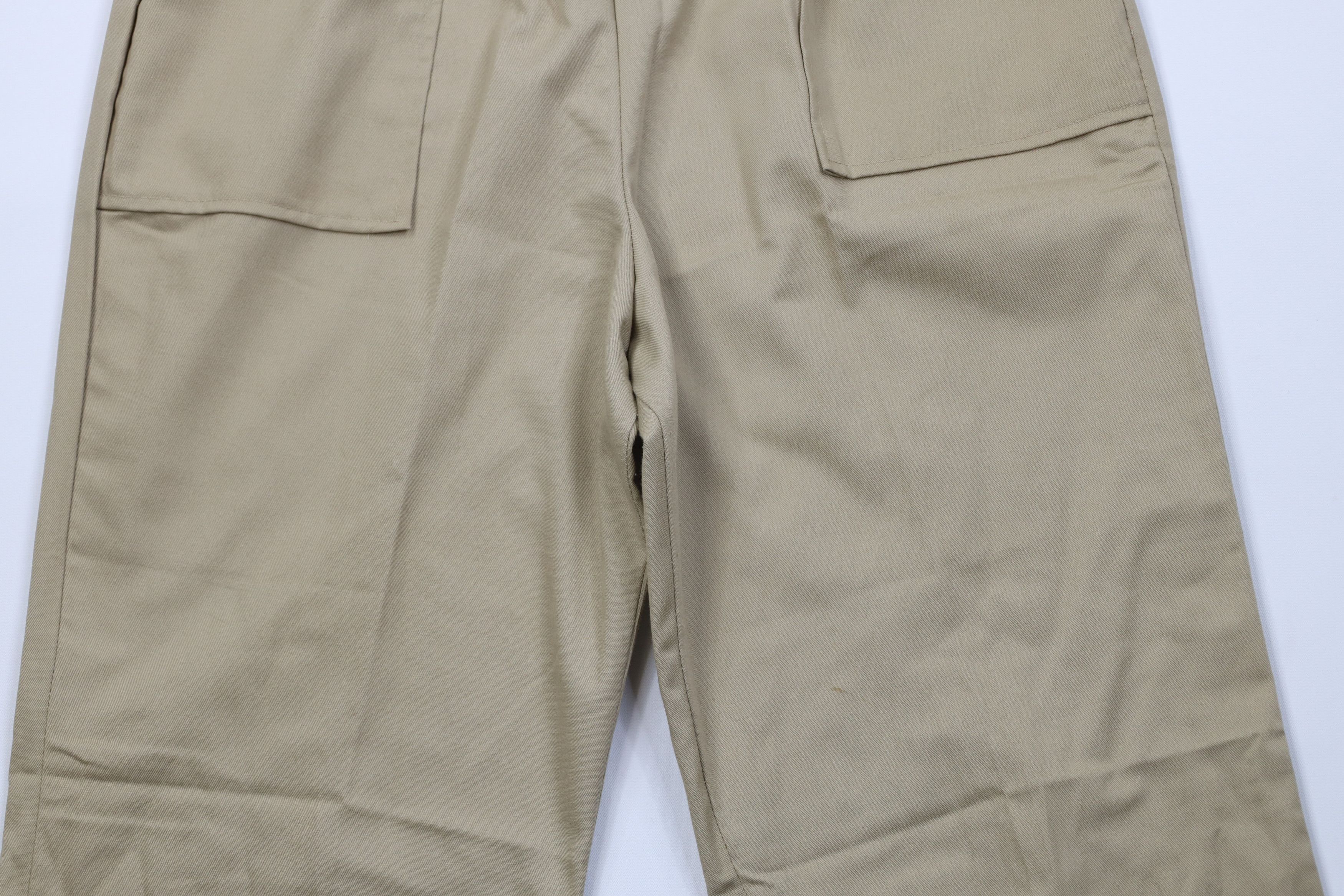 Vintage Vintage 70s Streetwear Big Pocket Knit Pants Beige USA Size 38" / US 16 / IT 52 - 3 Thumbnail