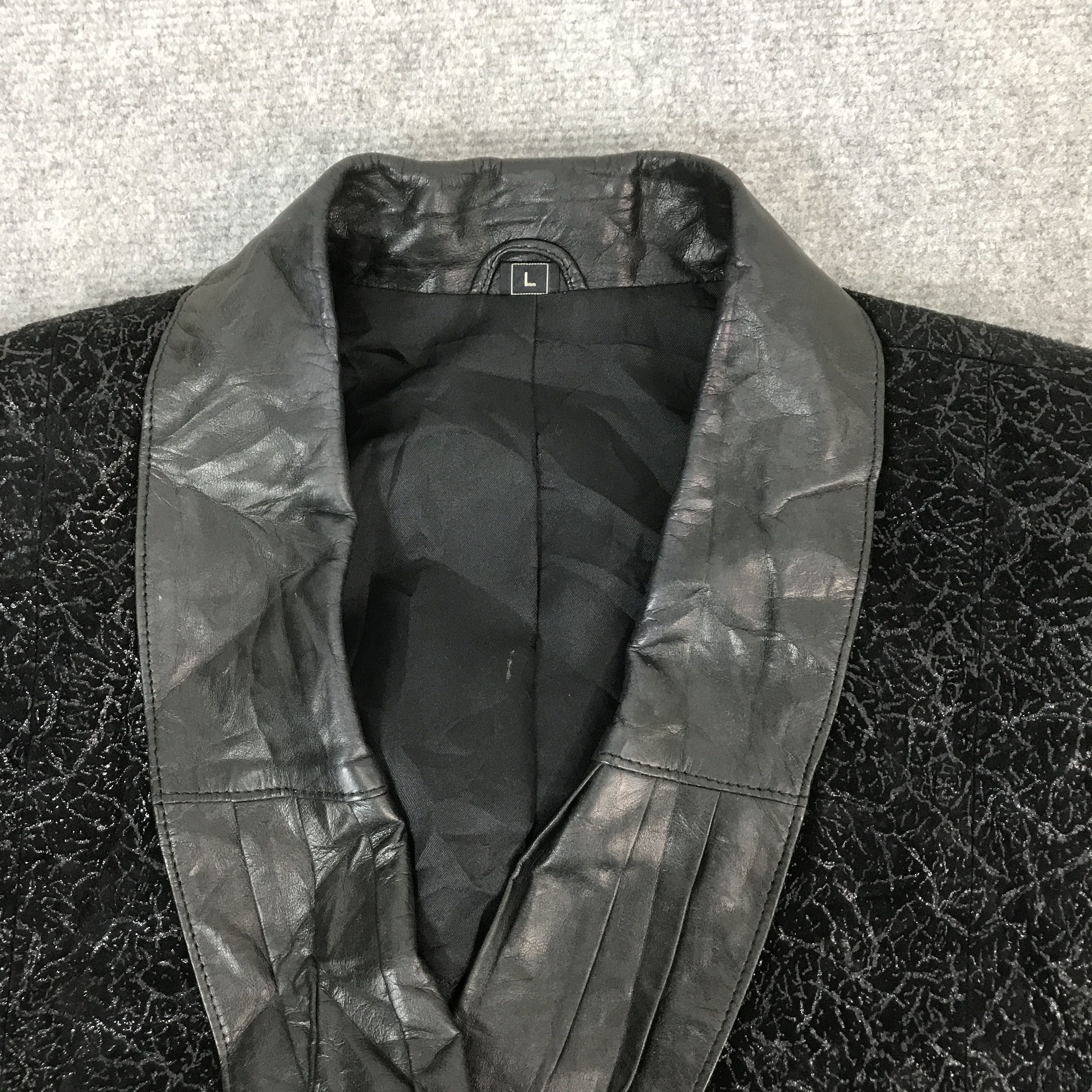 Japanese Brand PARTINA TOKYO FUR LEATHER JACKET JAPAN K61B9 Size US L / EU 52-54 / 3 - 8 Thumbnail
