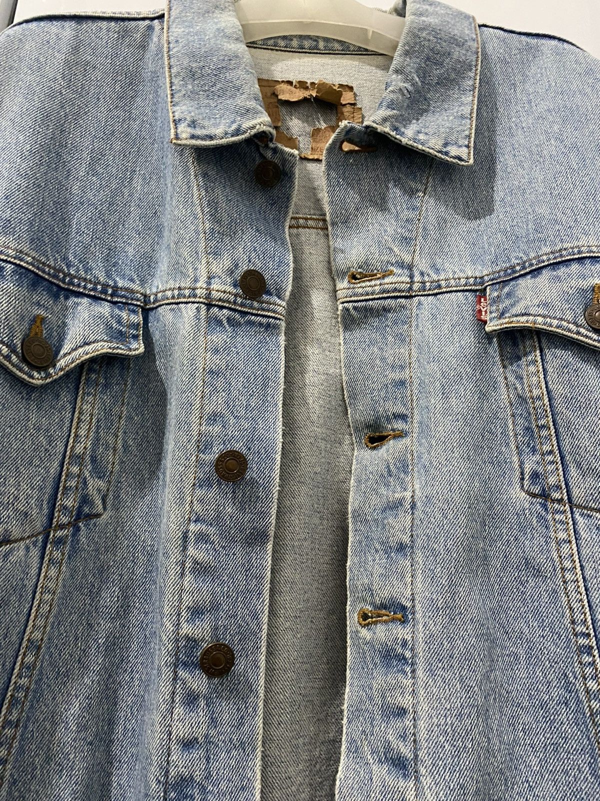 Levi's Vintage 90s levis trucker blue denim jacket Size US L / EU 52-54 / 3 - 2 Thumbnail