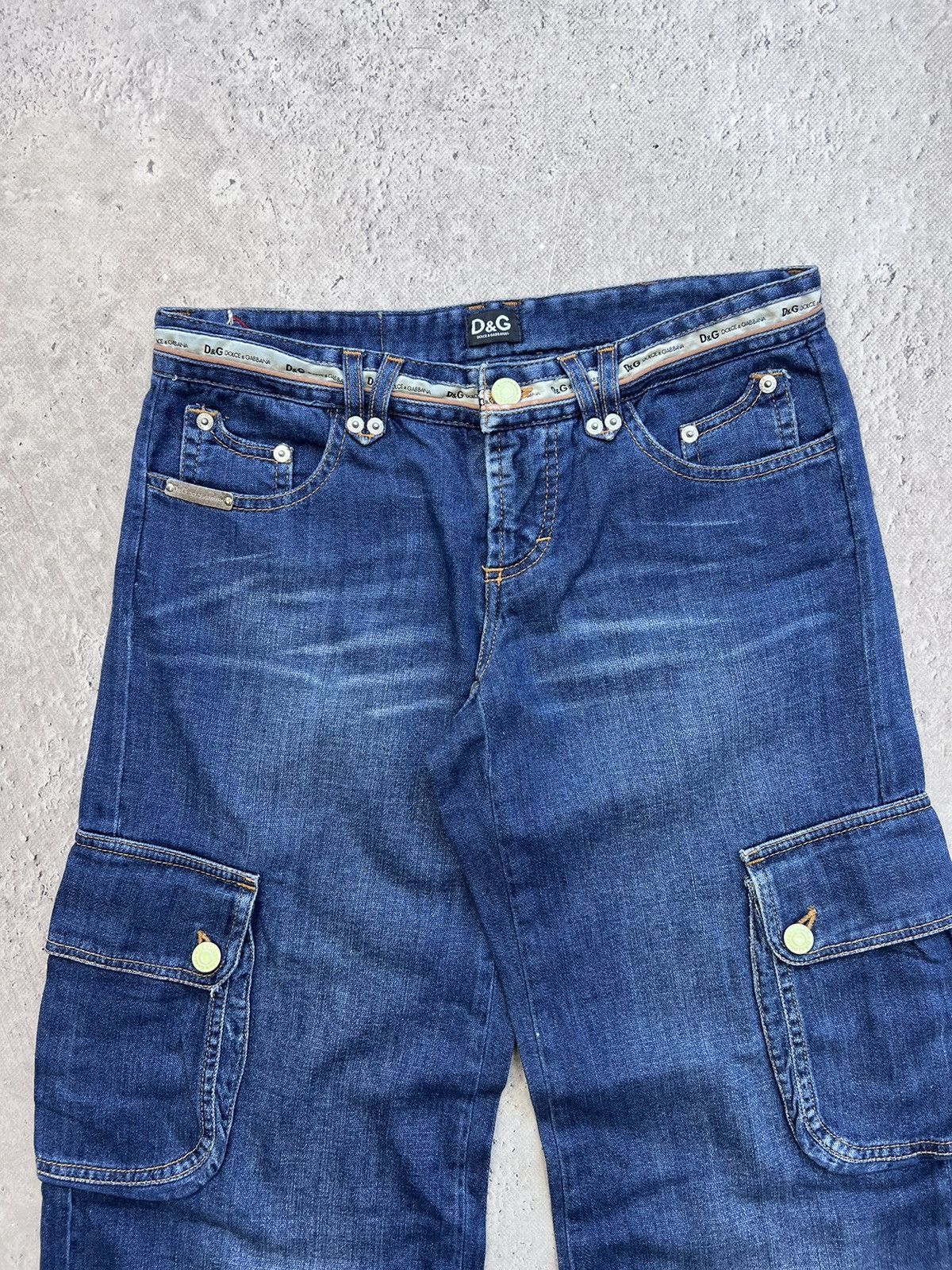 Dolce & Gabbana × Vintage Vintage Dolce & Gabanna Luxury Blue Women's Cool Jeans Size 27" / US 4 / IT 40 - 3 Thumbnail