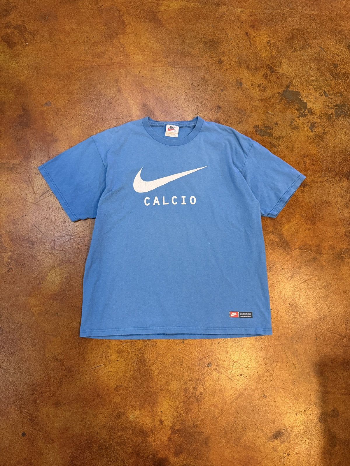 Nike Vintage Nike Football 🇮🇹 90's "Calcio" T-shirt Size US L / EU 52-54 / 3 - 1 Thumbnail