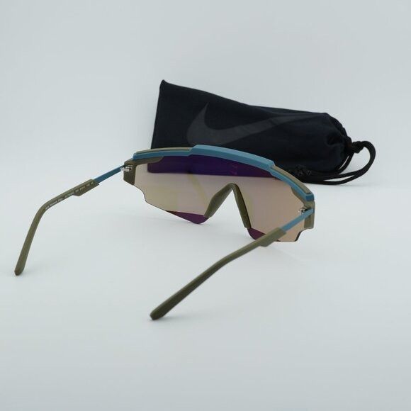 Nike NIKE MARQUEE EDGE M 390 Sunglasses Olive Shield Frame Size ONE SIZE - 11 Thumbnail