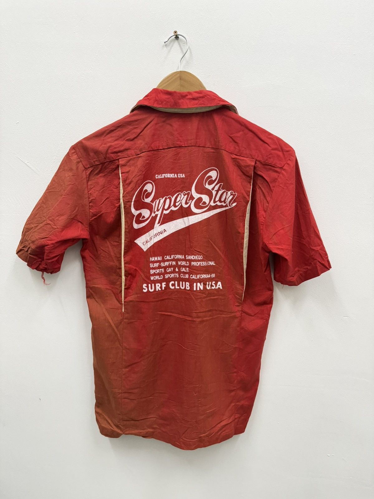 Vintage Vintage Bowling Shirt California Surf Faded Shirt Size US M / EU 48-50 / 2 - 1 Thumbnail
