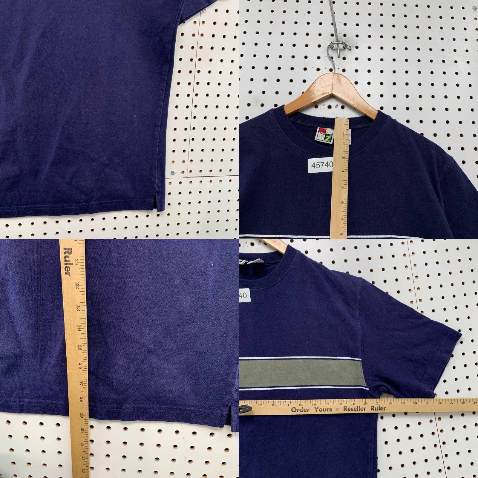 Vintage VINTAGE Energy Zone T-Shirt Mens M Blue Striped Punk Energy Zone Shirt Mens M Blue Striped Punk 90s Concert Skate Goth Size US M / EU 48-50 / 2 - 8 Thumbnail