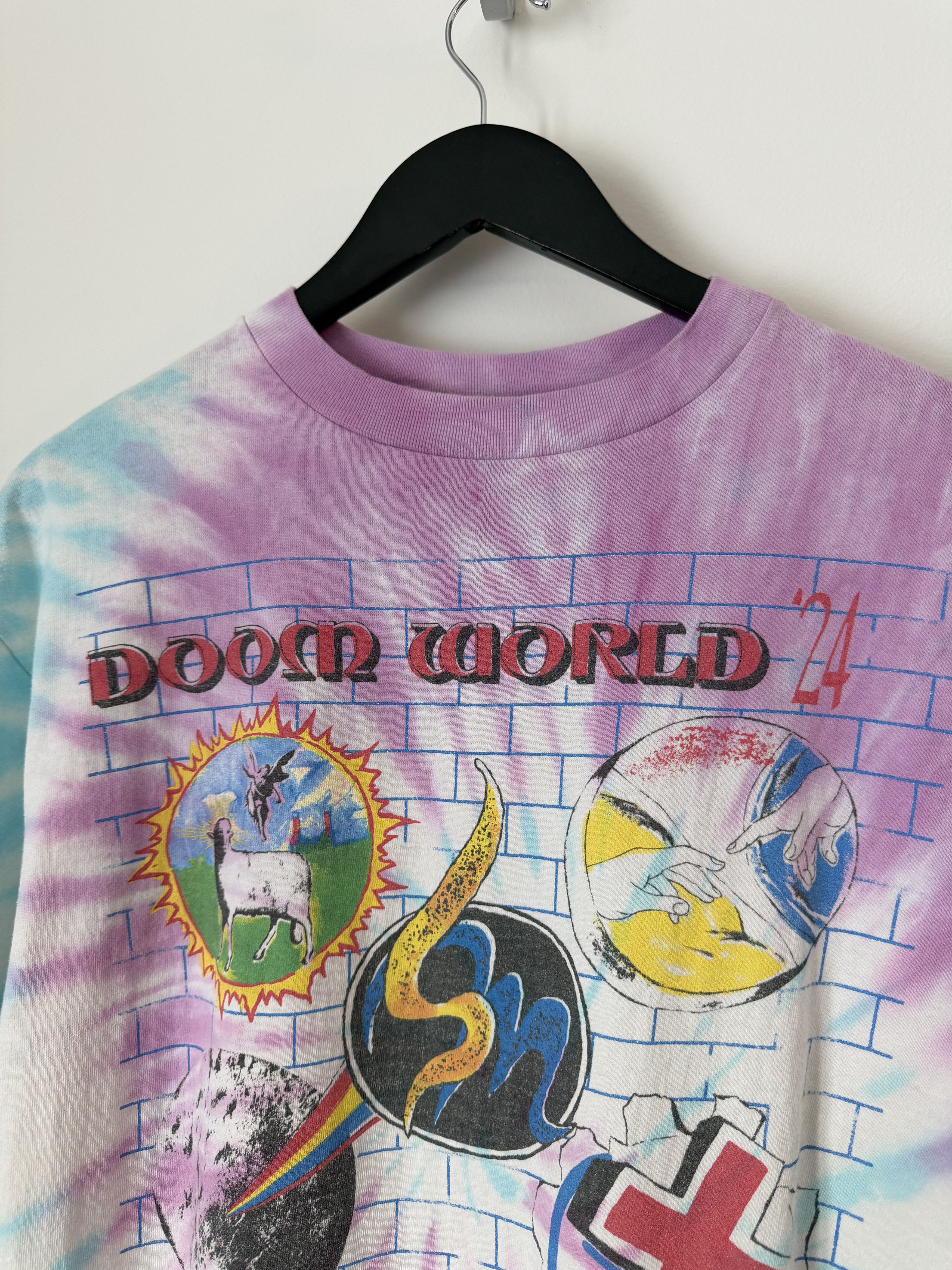 Saint Michael Saint Michael Lastman Doom World Tie Dye Tee Size US M / EU 48-50 / 2 - 2 Thumbnail