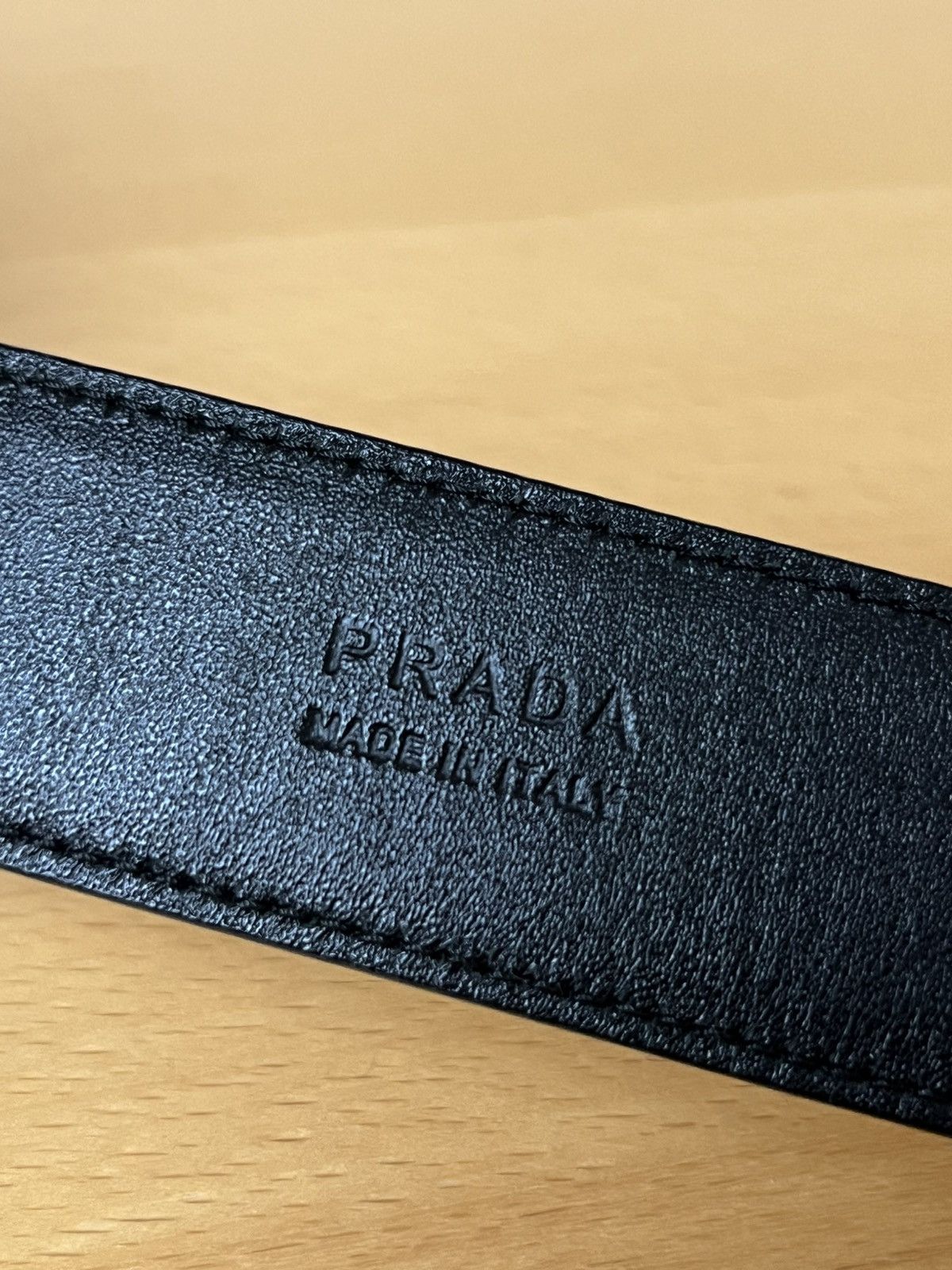 Prada Prada Leather Belt Size 30 - 4 Thumbnail