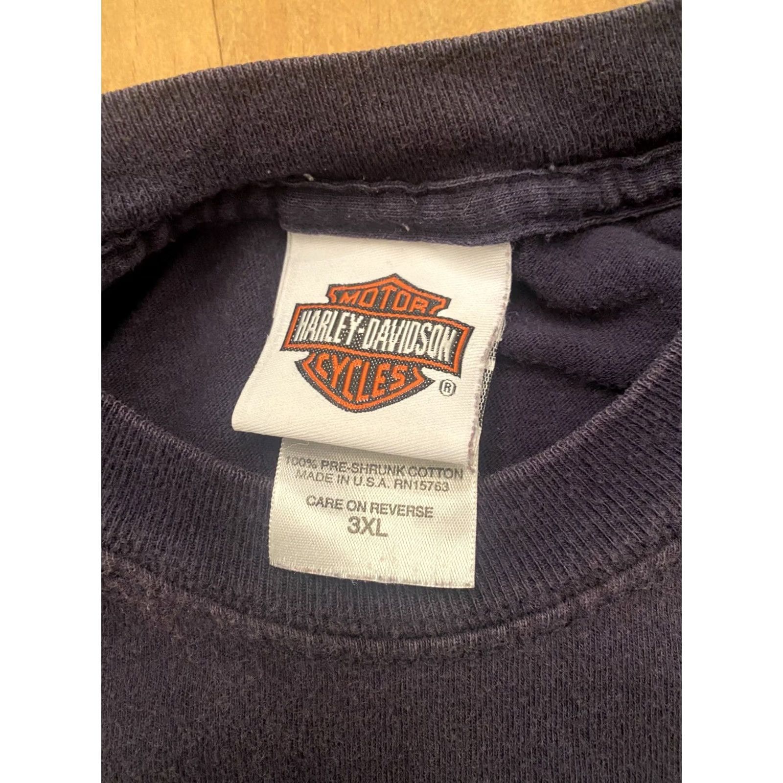 Harley Davidson Harley-Davidson T-Shirt World Famous Grand Canyon Mayer, CA Black 3XL Men Shirt Size US XXL / EU 58 / 5 - 5 Thumbnail