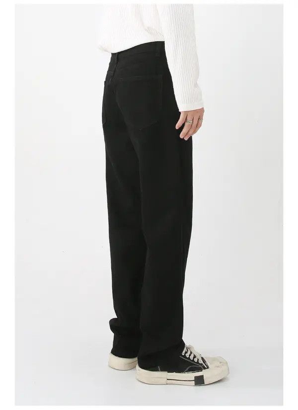 Japanese Brand Honoka x Nana Japanese black vintage washed straight jeans Size US 32 / EU 48 - 3 Thumbnail