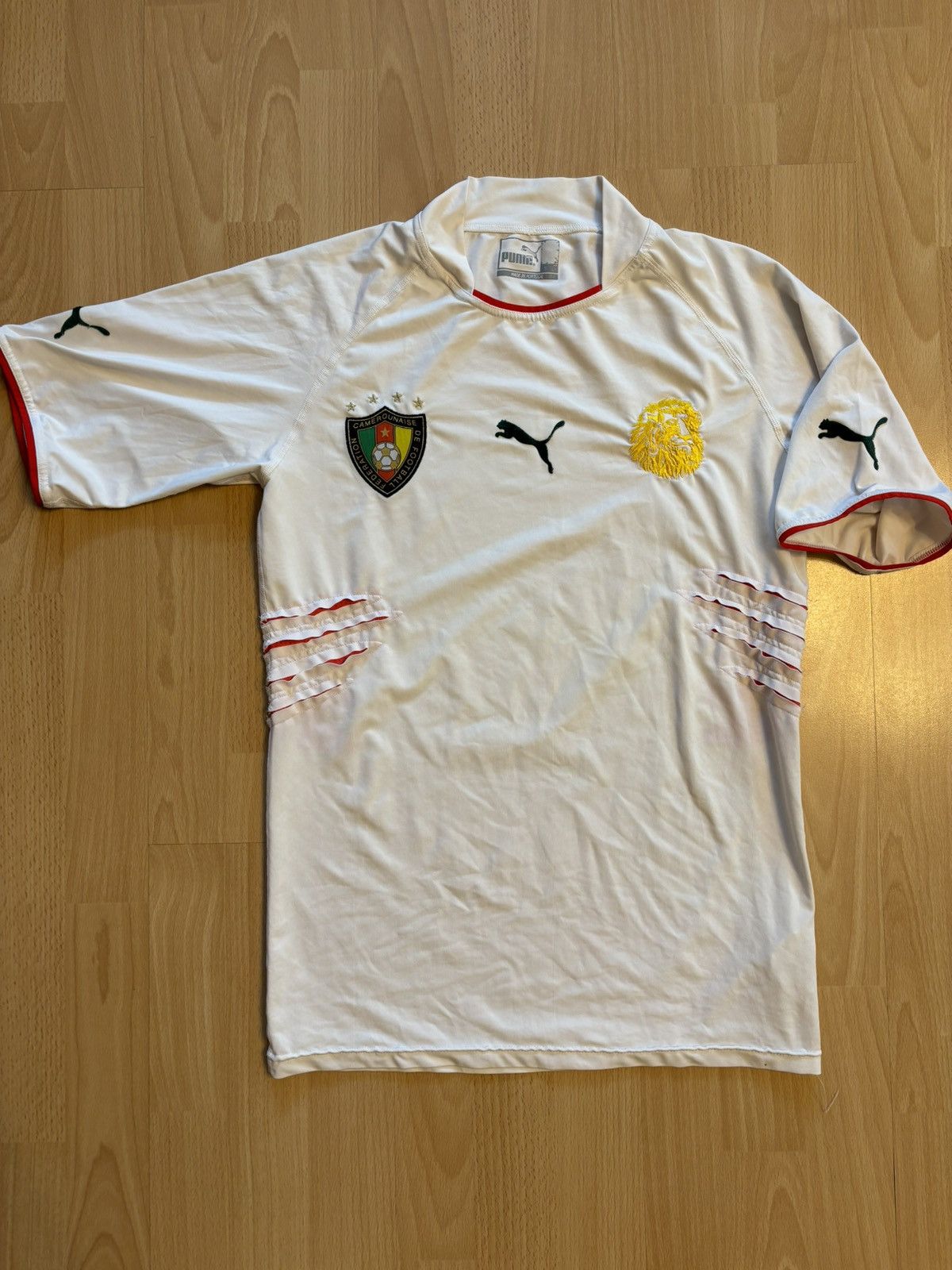 Puma × Vintage Puma Cameroon ‘Lions’ 2004-2005 Third Kit Football Shirt Size US M / EU 48-50 / 2 - 2 Thumbnail