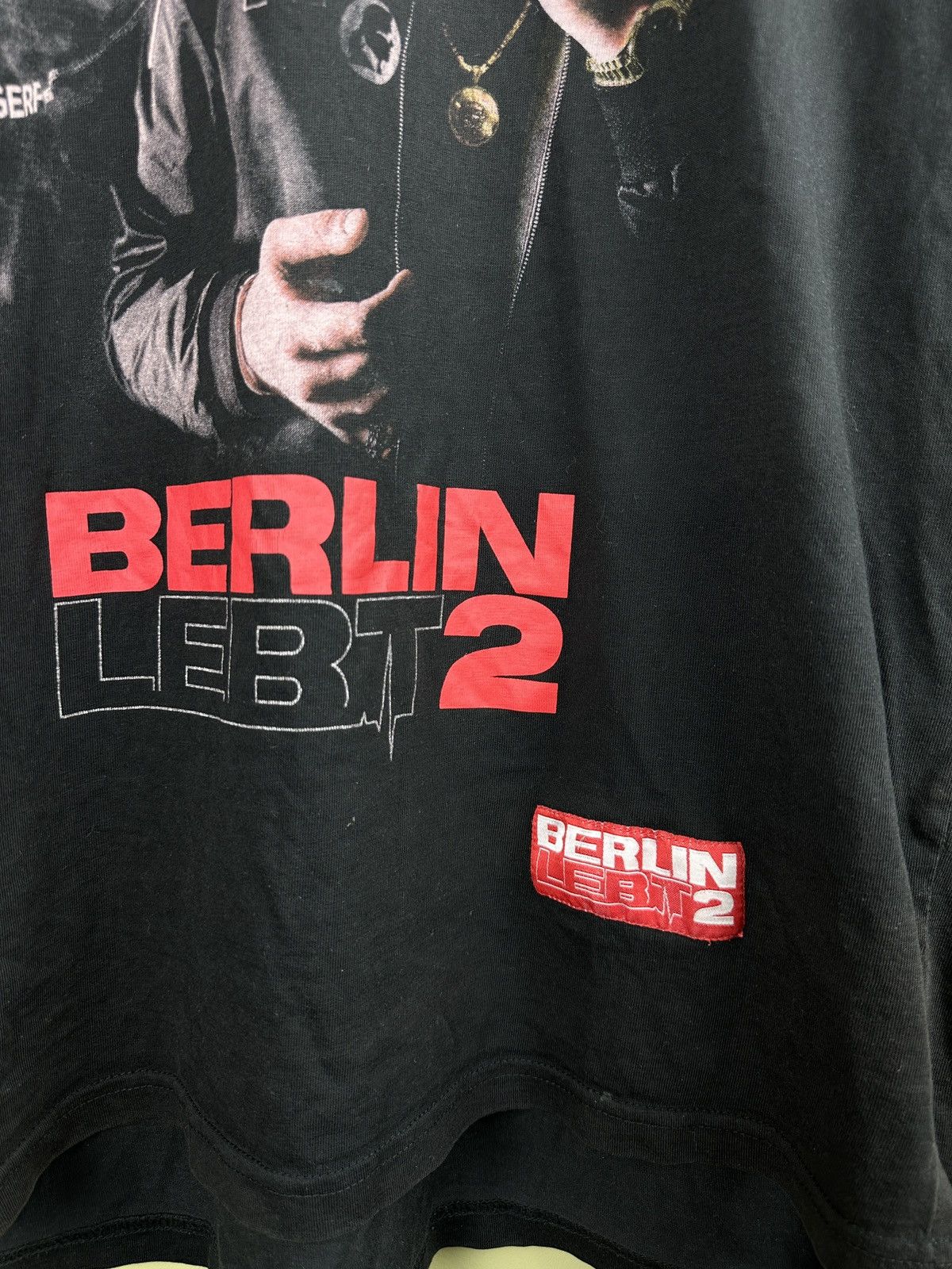 Rap Tees Berlin lebt 2 rap German album longsleeve tee T-shirt Size US L / EU 52-54 / 3 - 3 Thumbnail