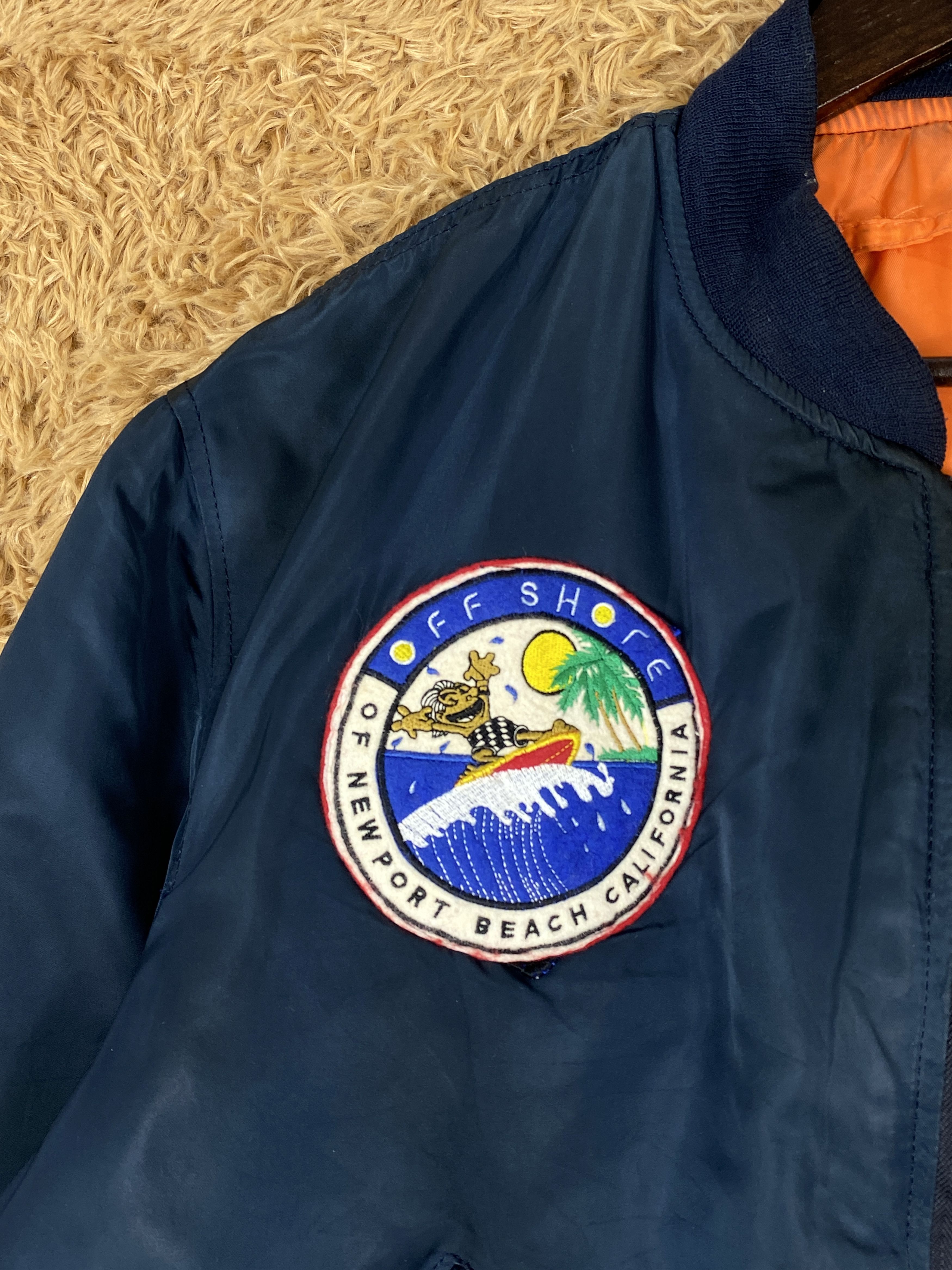 Alpha Industries Vintage Alpha Industries Reversible Bombers Jacket J2020 Size US XL / EU 56 / 4 - 4 Thumbnail