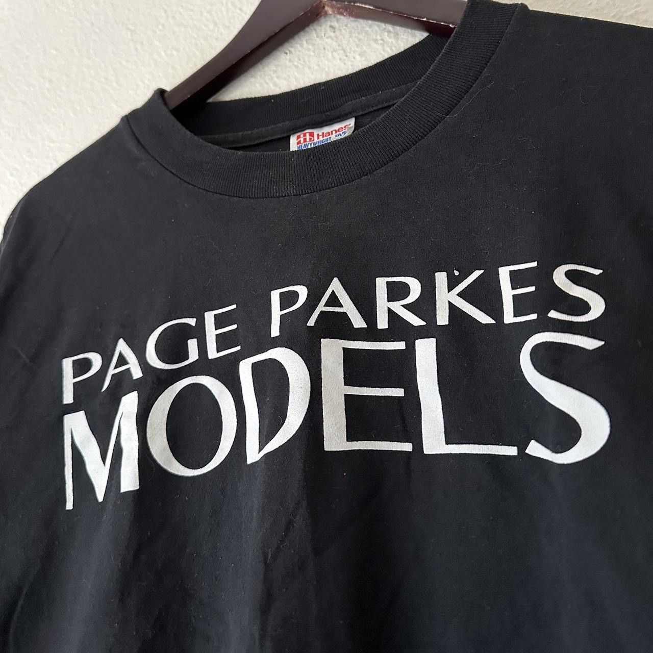 Vintage 90s Y2K Vintage Page Parkes Models Super Model Agency tee Size US L / EU 52-54 / 3 - 2 Thumbnail