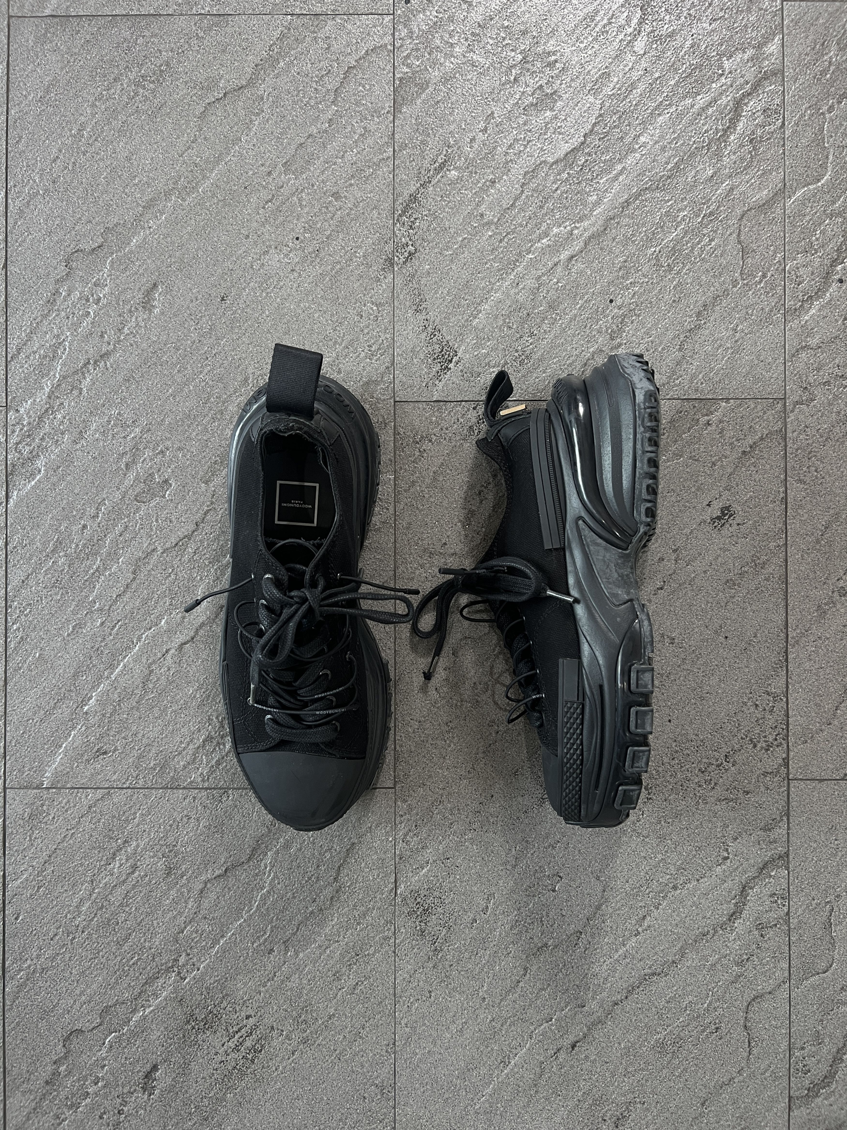Wooyoungmi Wooyoungmi Paris Platform Chunky Sneakers Black EU43 Size US 10 / EU 43 - 1 Thumbnail
