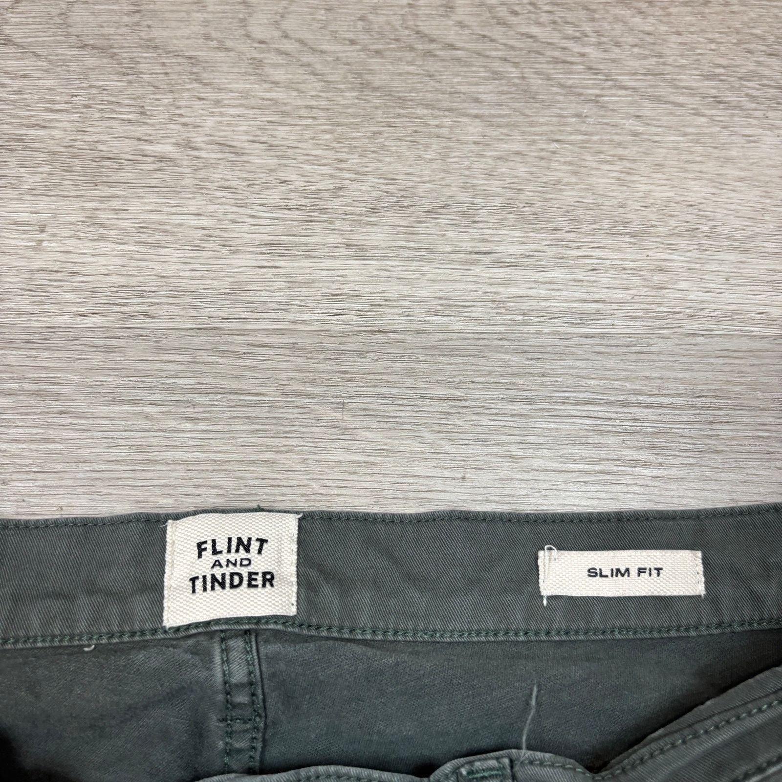 Flint And Tinder Flint and Tinder 365 Slim Fit 5 Pocket Chino Pants 33x30 Size US 33 - 5 Thumbnail