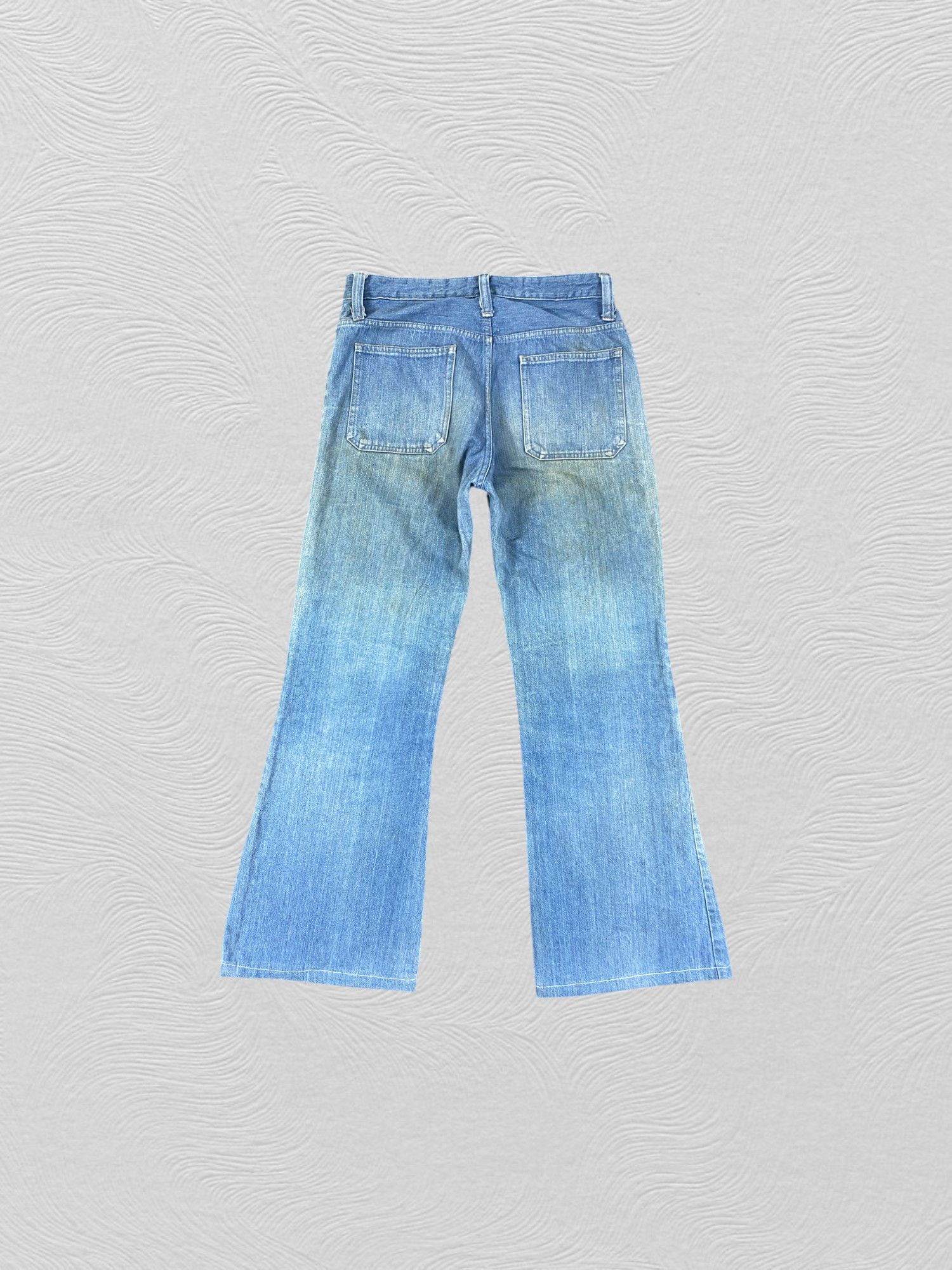 Hysteric Glamour Faded Blue Vintage Bell Bottom Flare 29x26.5 Denim - JN3262 Size US 29 - 2 Thumbnail