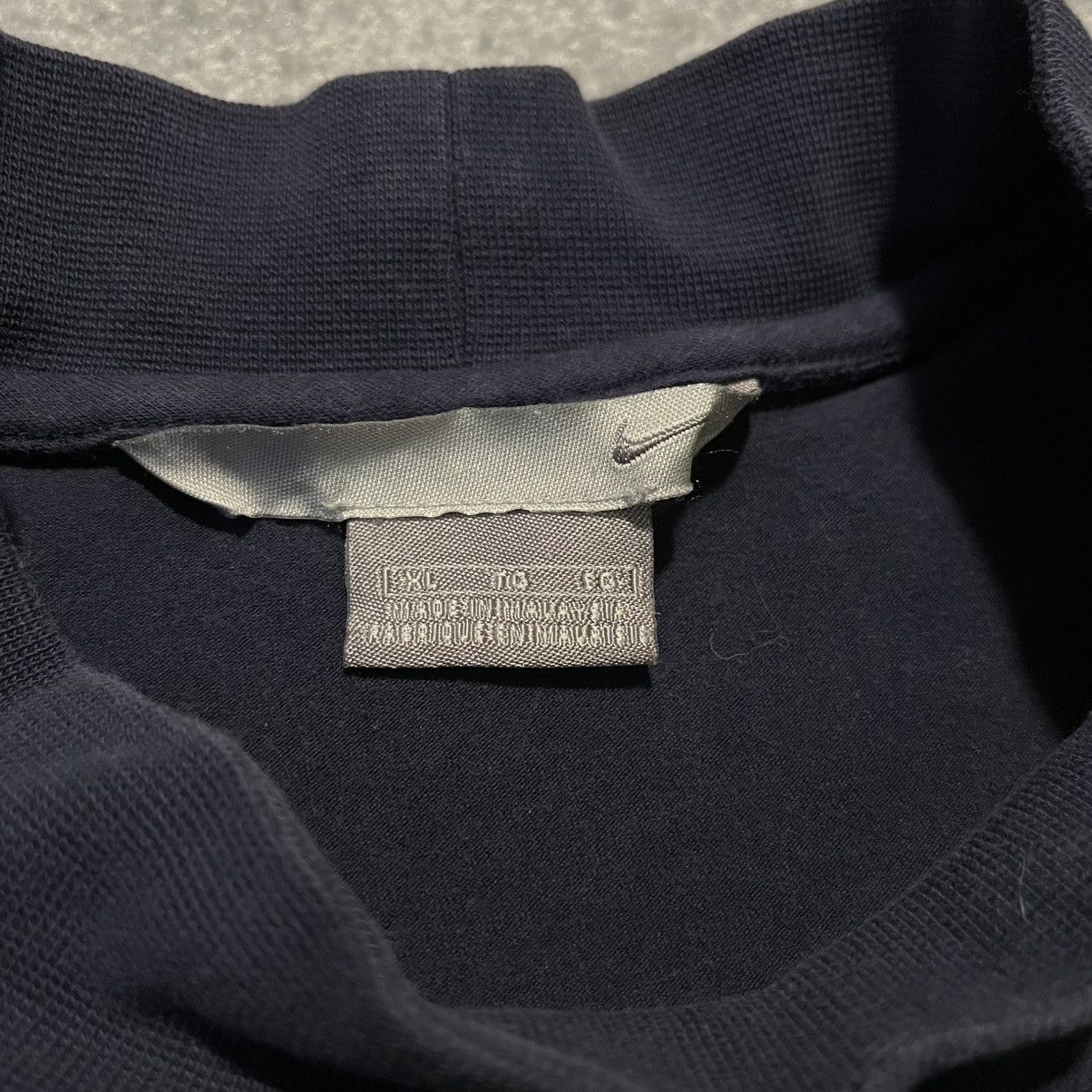 Nike × Vintage Vintage 2000s Nike Mock Neck Basic Logo Swoosh Longsleeve Size US XL / EU 56 / 4 - 4 Thumbnail