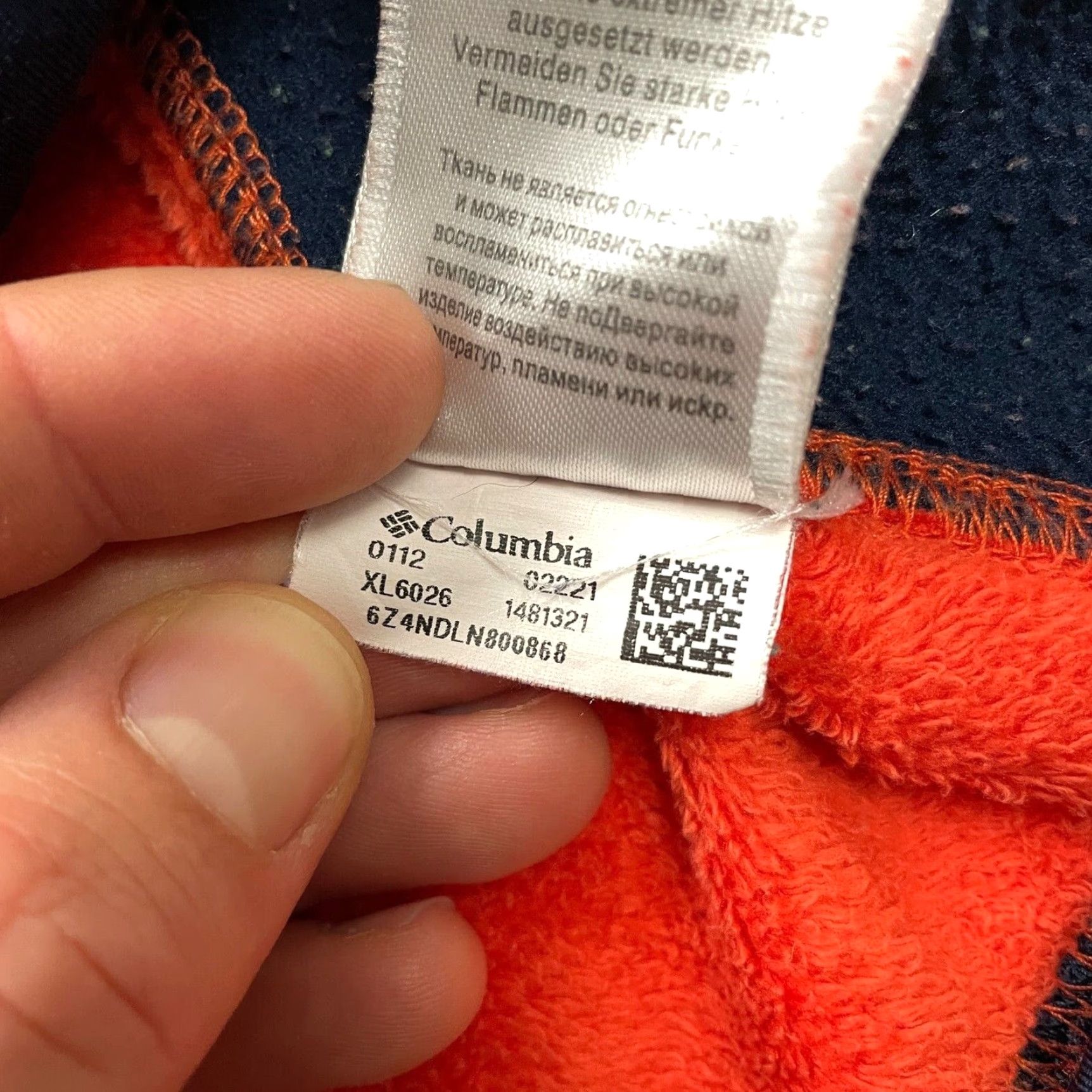 Vintage Columbia Fleece Jacket Women S Orange Blue Auburn University Full Zip Pocket Jacket Size S / US 4 / IT 40 - 7 Thumbnail