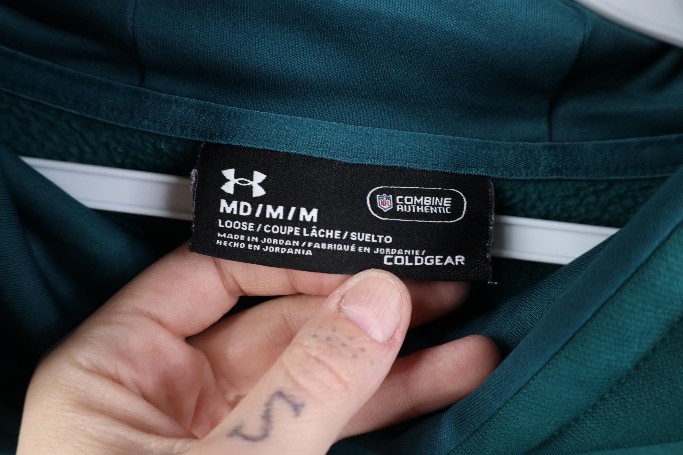 Under Armour Under Armour NFL Combine Eagles Football Hoodie Green Size US M / EU 48-50 / 2 - 12 Thumbnail