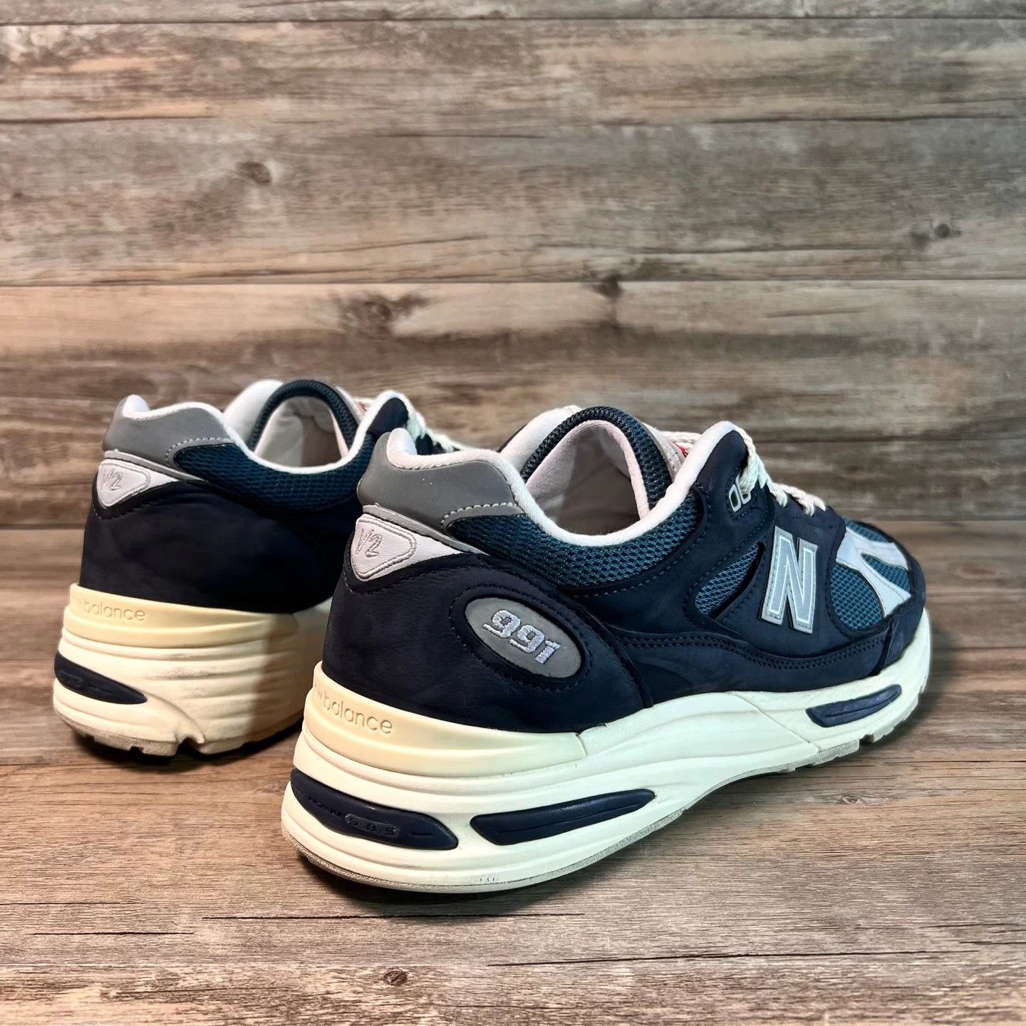 New Balance New Balance 991 V2 Vintage Navy 42.5 97 New Size US 9.5 / EU 42-43 - 3 Thumbnail