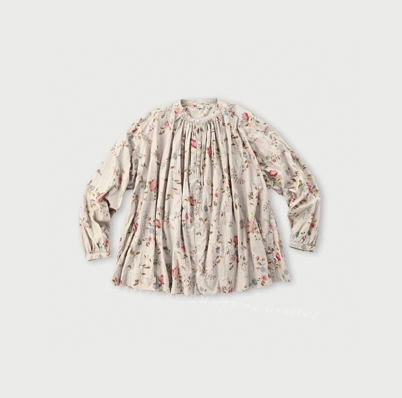 45rpm 45R Floral Print Shirt Size M / US 6-8 / IT 42-44 - 1 Thumbnail