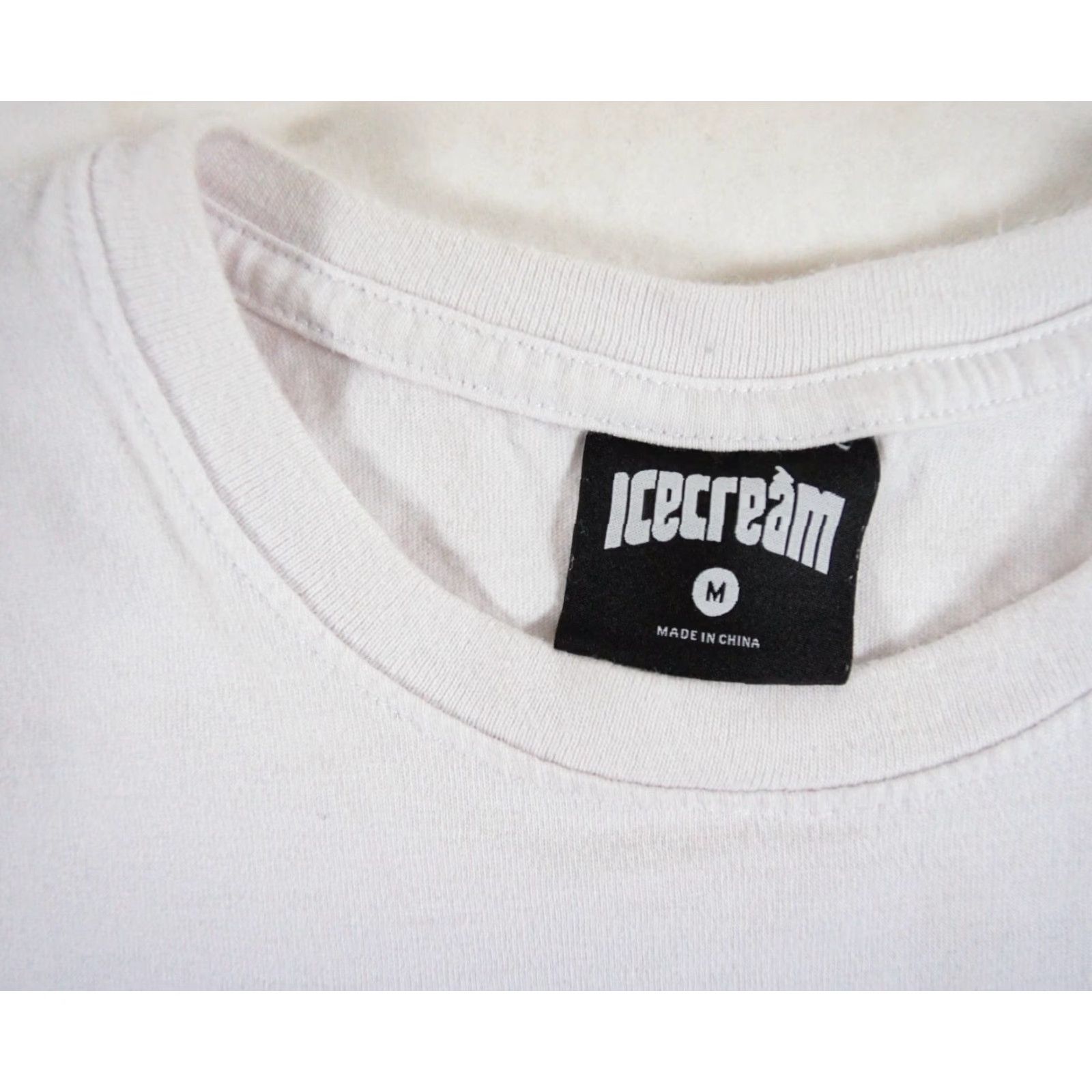 Vintage Icecream Skateboard T-Shirt Mens Medium White Graphic Crew Neck Short Sleeve Streetwear Size US M / EU 48-50 / 2 - 3 Thumbnail