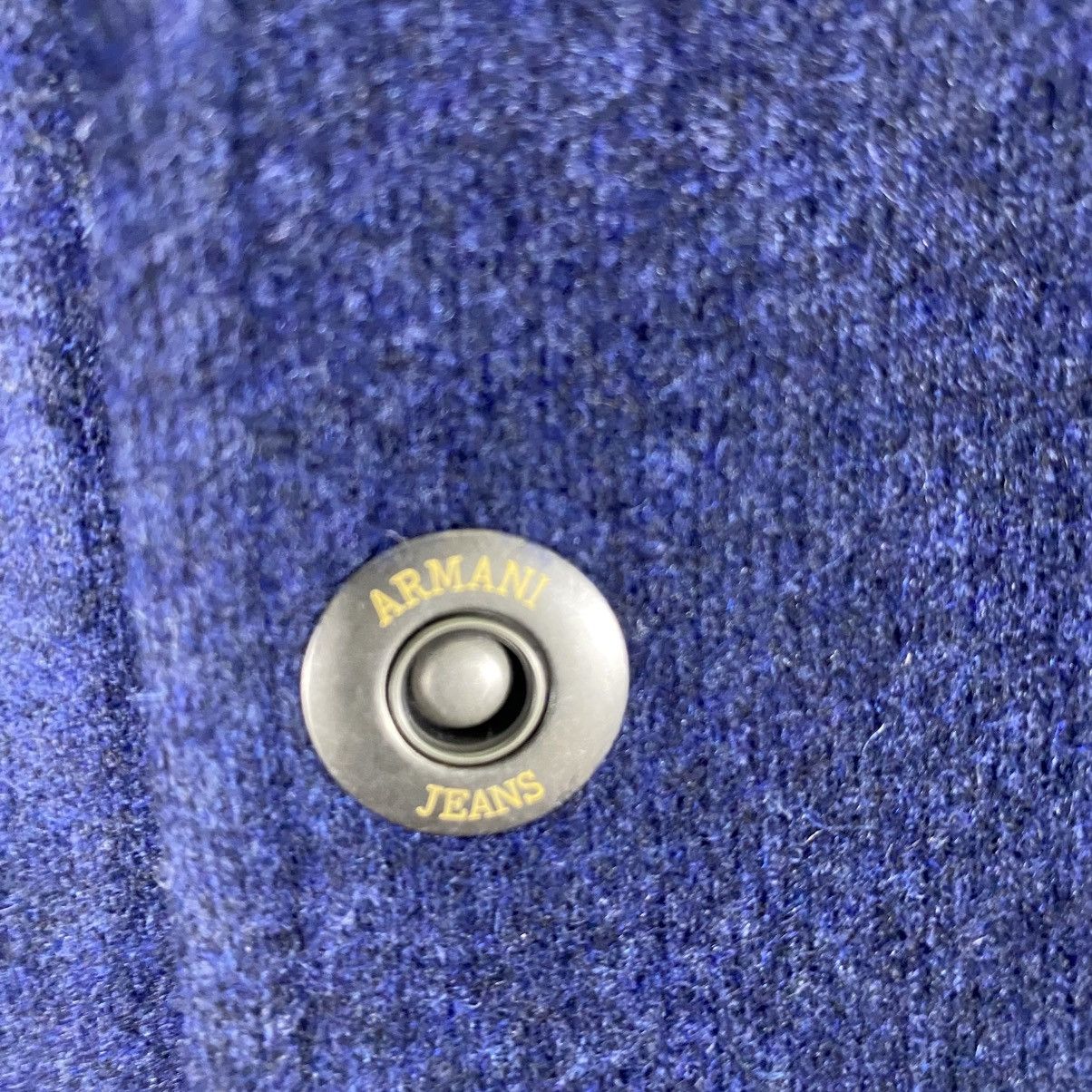 Armani Armani Jeans Snap Button Balmacaan Coat Size 50 Blue Colour Size US M / EU 48-50 / 2 - 8 Thumbnail