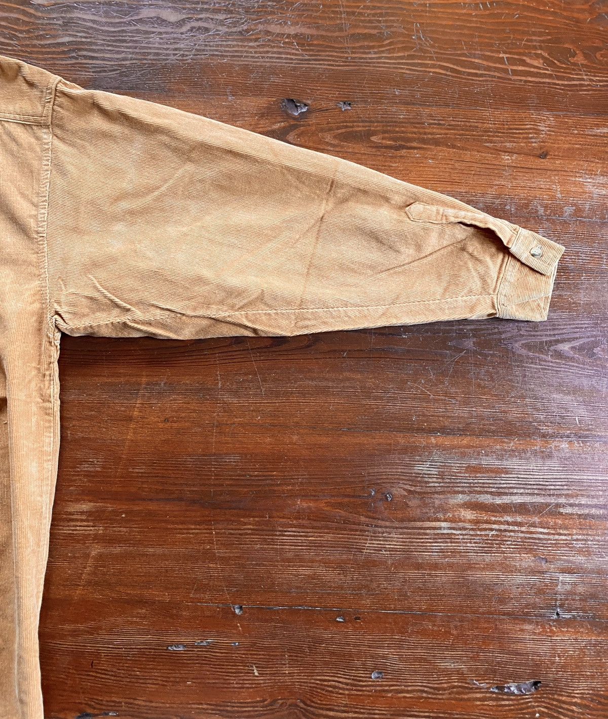 Vintage Vintage 80’s Smash Tan Camel Corduroy Button Up Shirt Size US XL / EU 56 / 4 - 10 Thumbnail