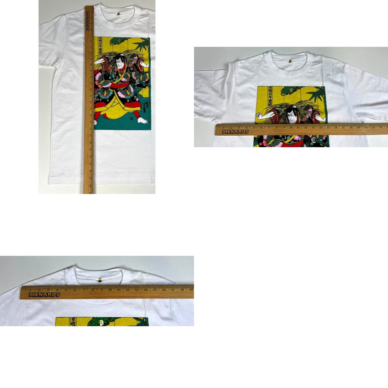 Vintage VINTAGE NOS Men's Vintage Japanese Art Samurai Graphic T-Shirt Sz L Size US L / EU 52-54 / 3 - 8 Thumbnail