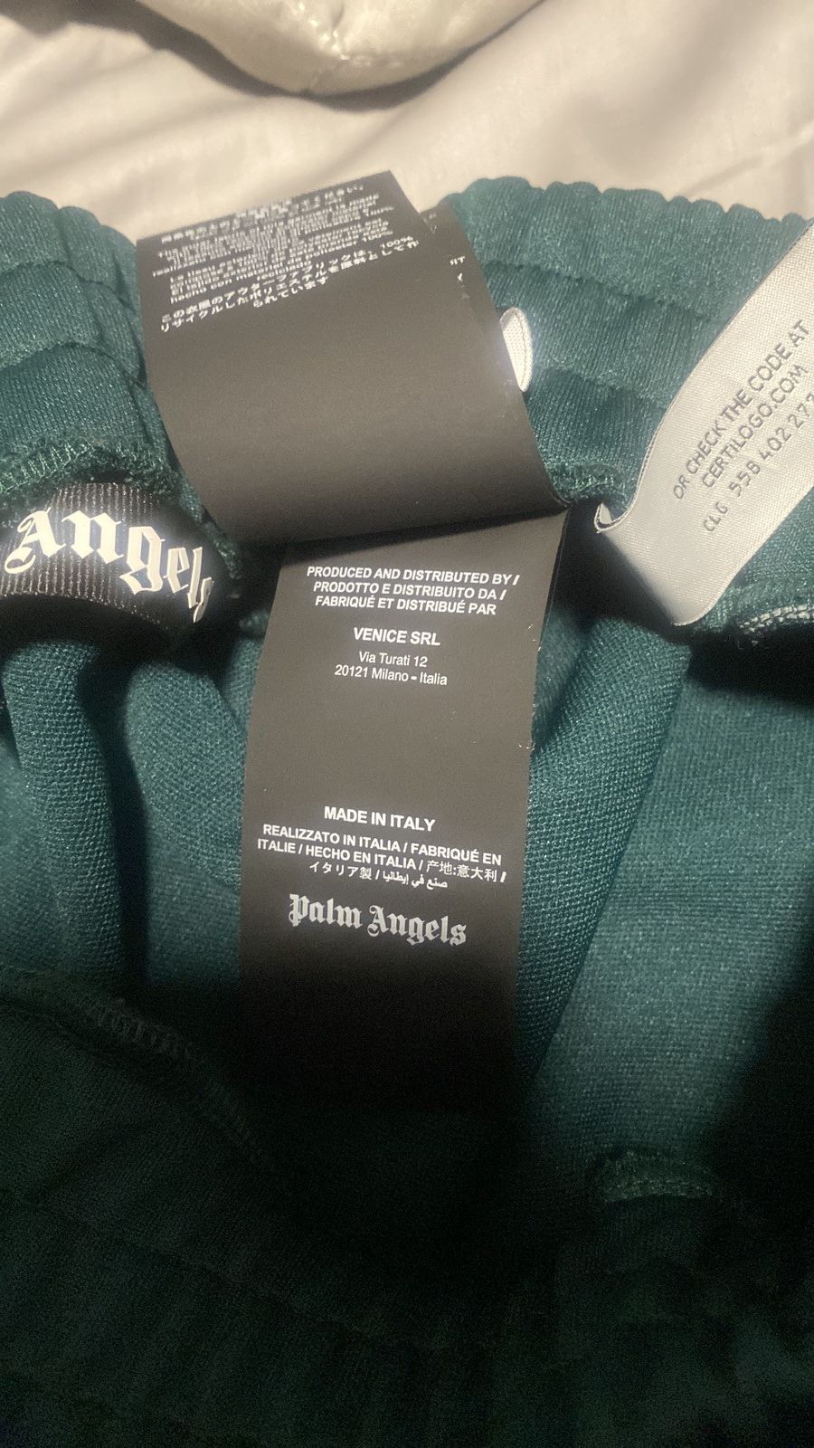 Palm Angels Palm Angels Tracksuit Green Shorts Size US 29 - 10 Thumbnail