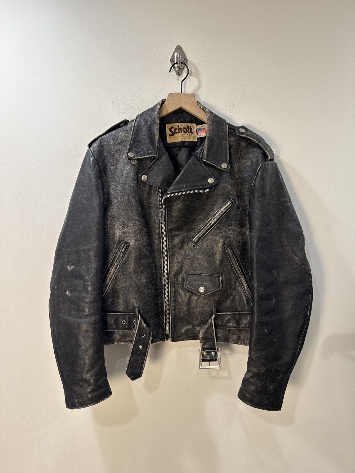 Vintage Schott Perfecto Leather Jacket “THE SMITHS”