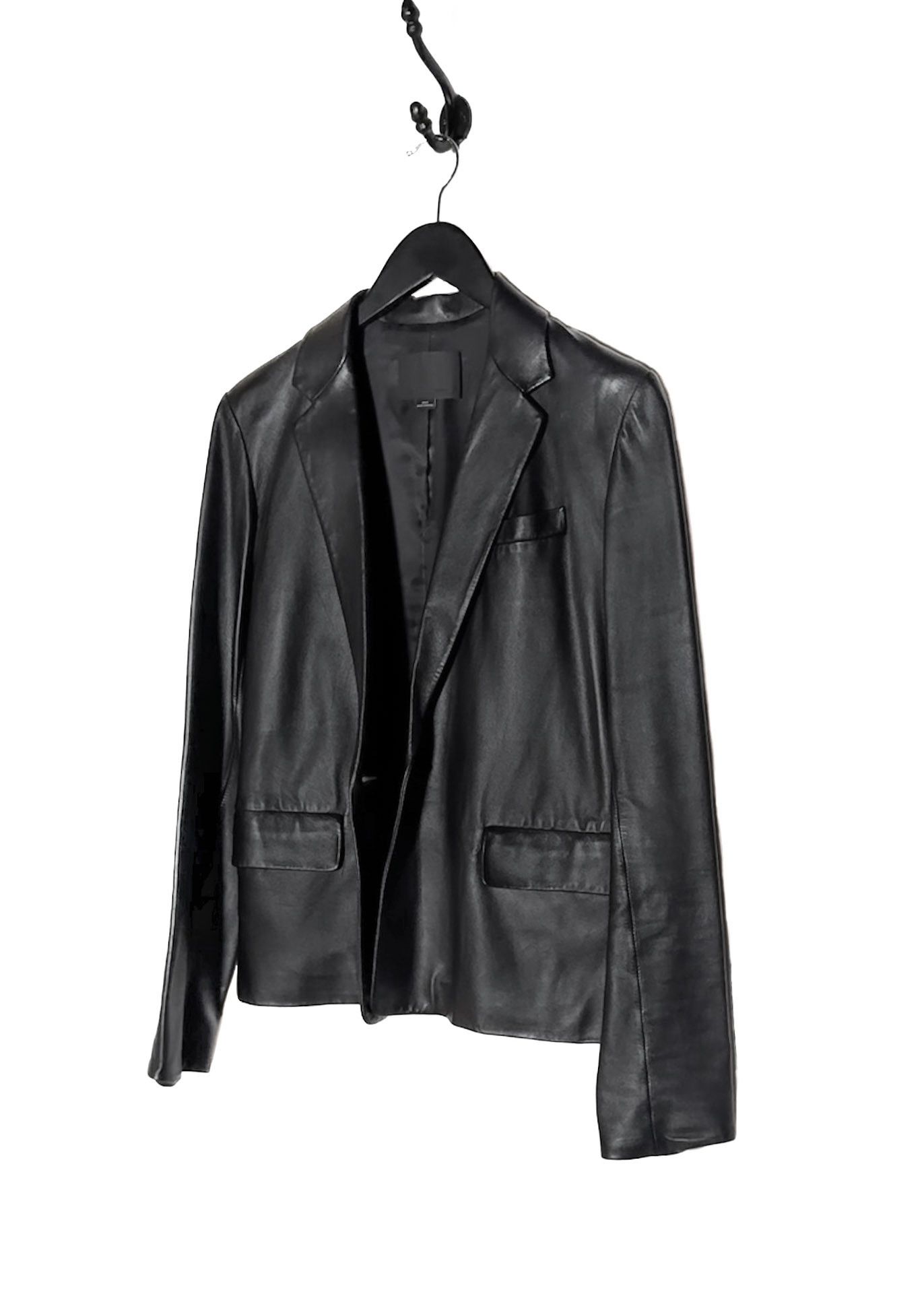 Alexander Wang Alexander Wang Black Leather Blazer Size XS / US 0-2 / IT 36-38 - 3 Thumbnail