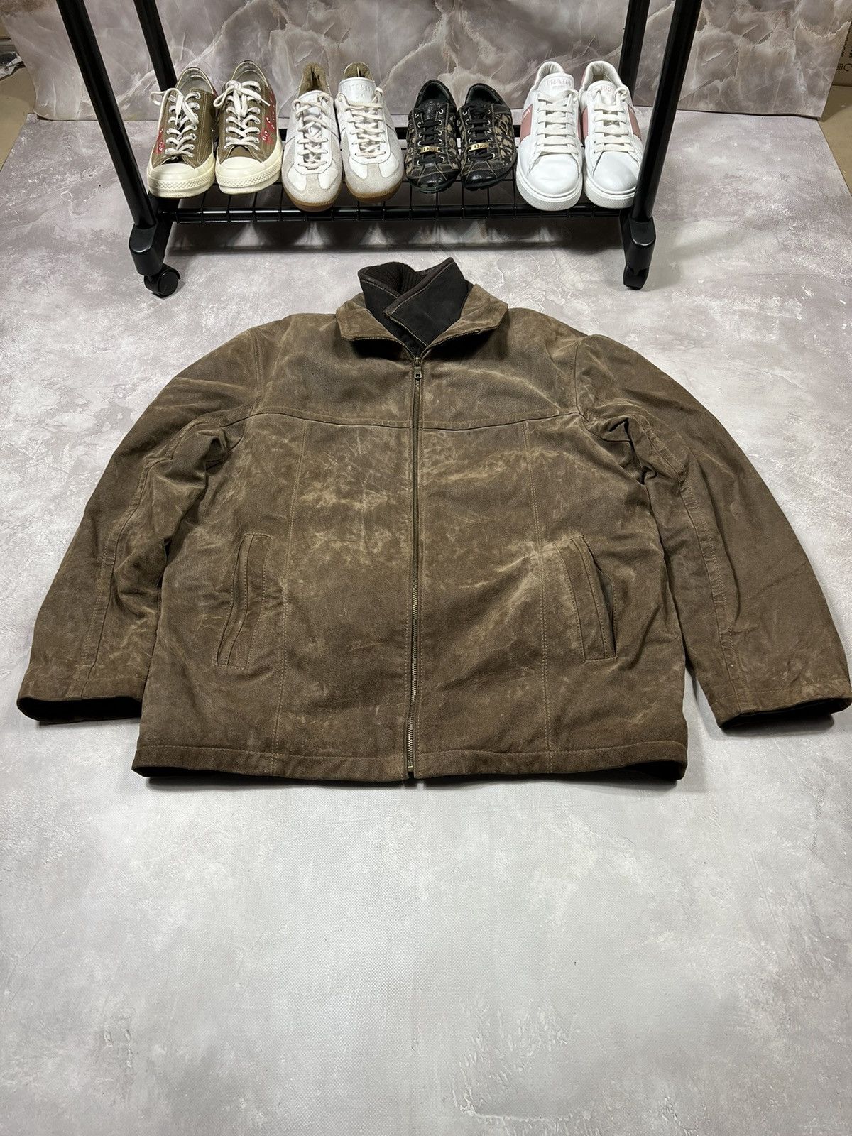 Vintage Vintage Y2k Leather Jacket Size US L / EU 52-54 / 3 - 2 Thumbnail