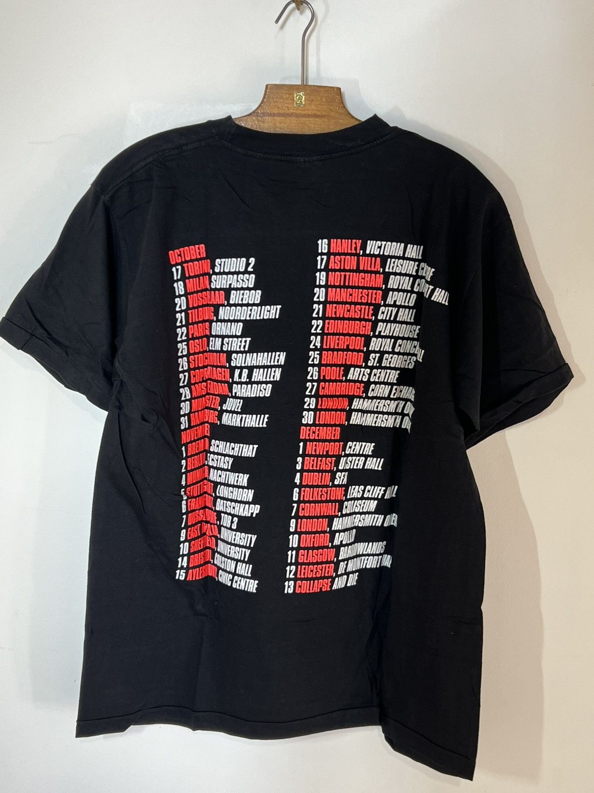Band Tees Vintage 90s Thunder tour shirt Size US L / EU 52-54 / 3 - 5 Thumbnail