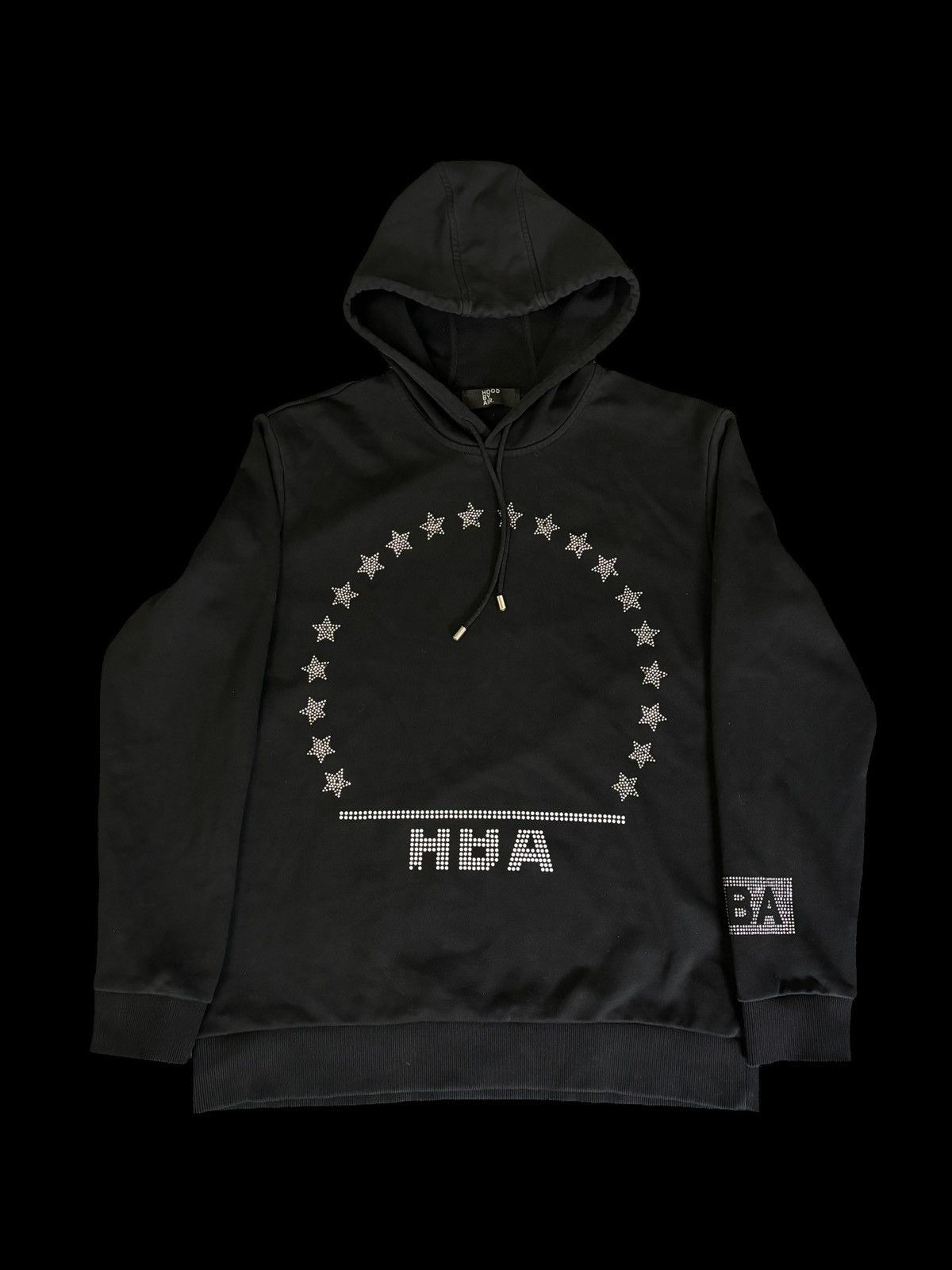 image of Archival Clothing x Hood By Air Hoodie in Black, Men's (Size XL)