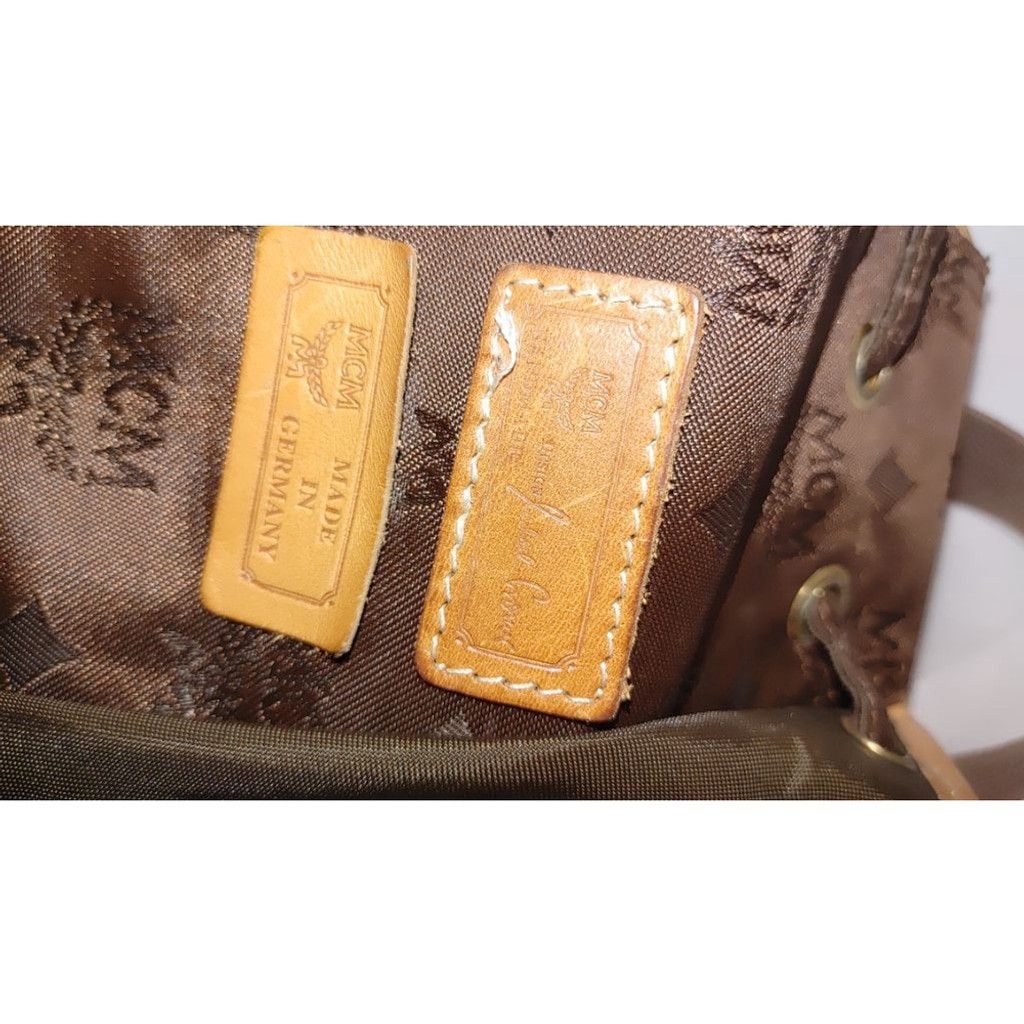 MCM MCM Heritage Silky Jacquard Monogram Visetos Backpack 08458 Size ONE SIZE - 8 Thumbnail