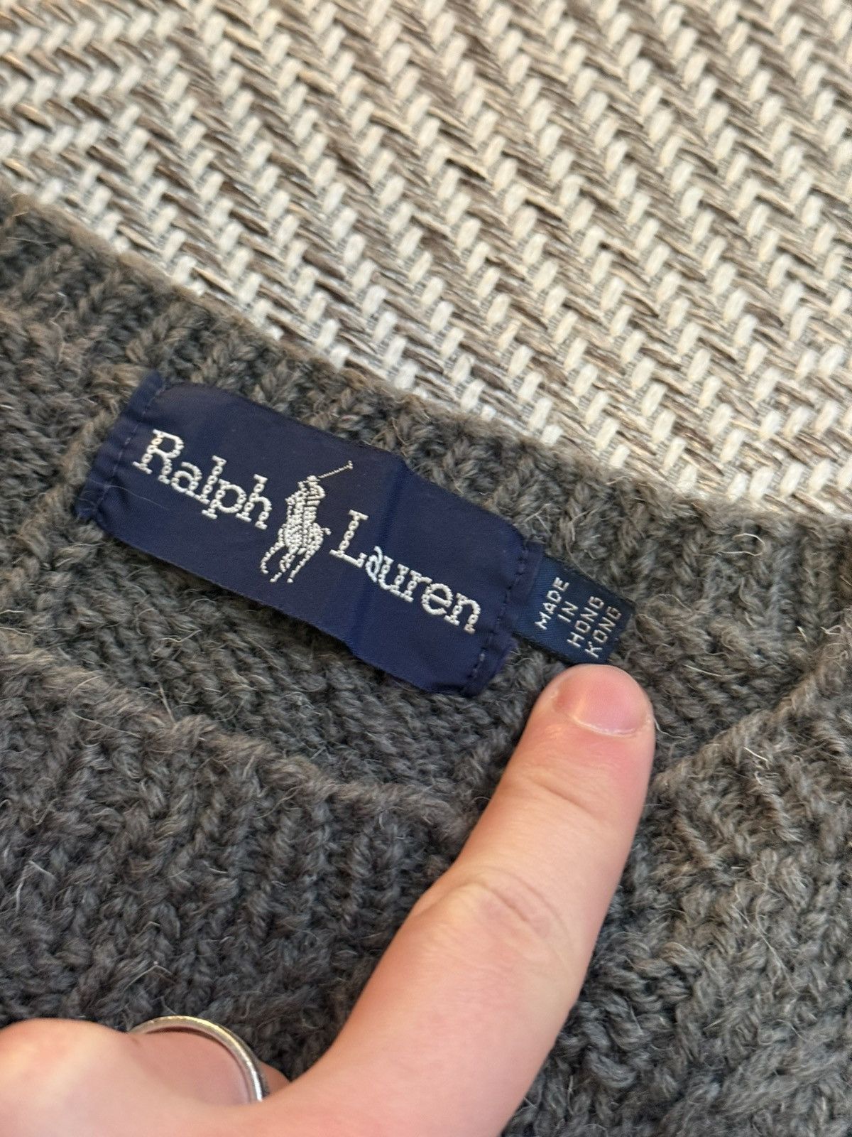 Ralph Lauren Ralph Lauren Textured Wool Knit Sweater Size US M / EU 48-50 / 2 - 2 Thumbnail