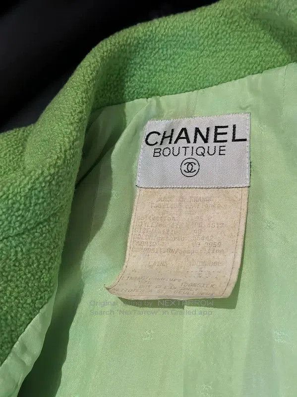Chanel Chanel Green Wool Tweed Women's Jacket . Size M / US 6-8 / IT 42-44 - 9 Thumbnail