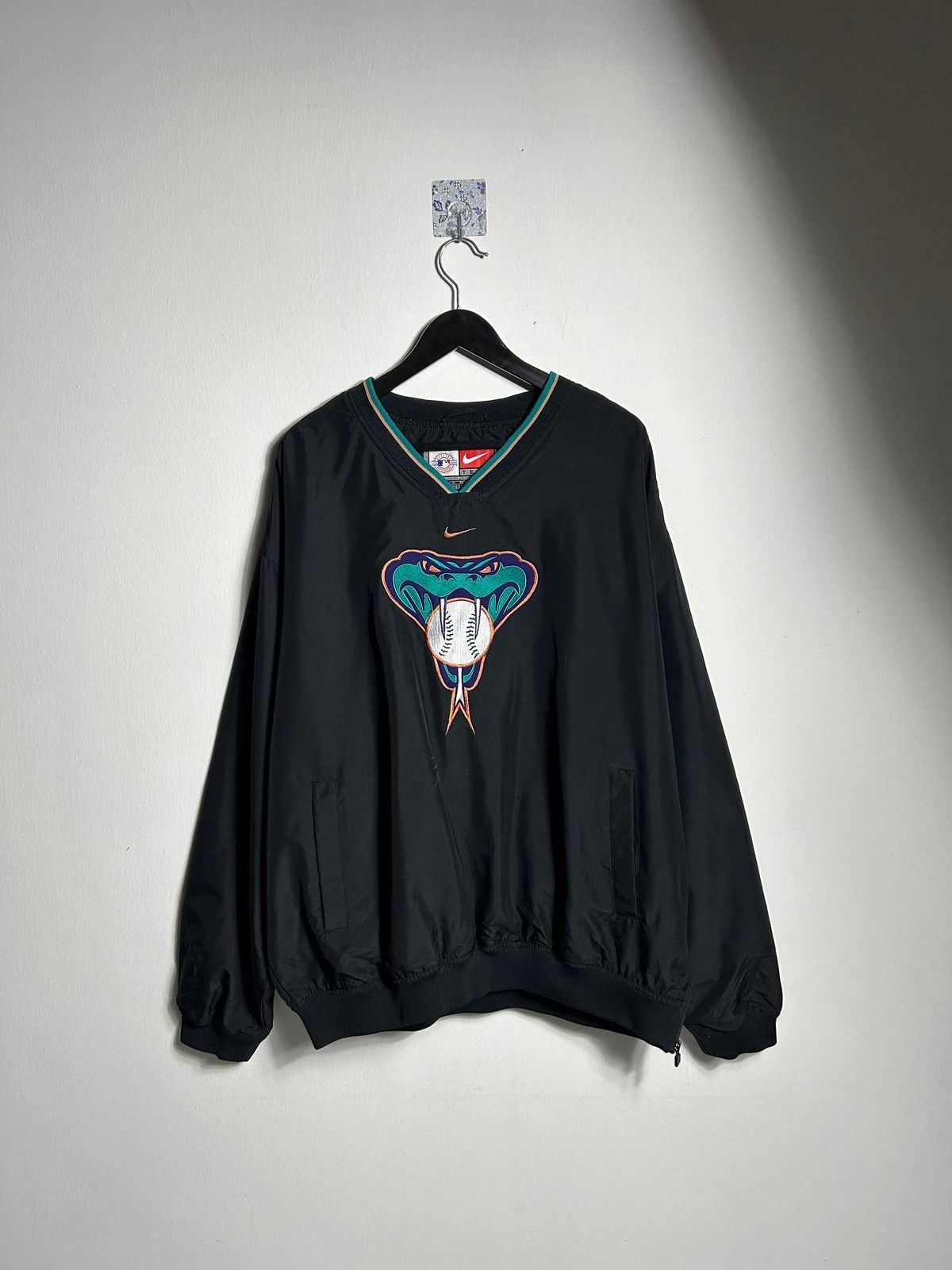 Nike Vintage Nike Arizona Diamonbacks MLB Pullover Windbreaker Size US XL / EU 56 / 4 - 1 Thumbnail