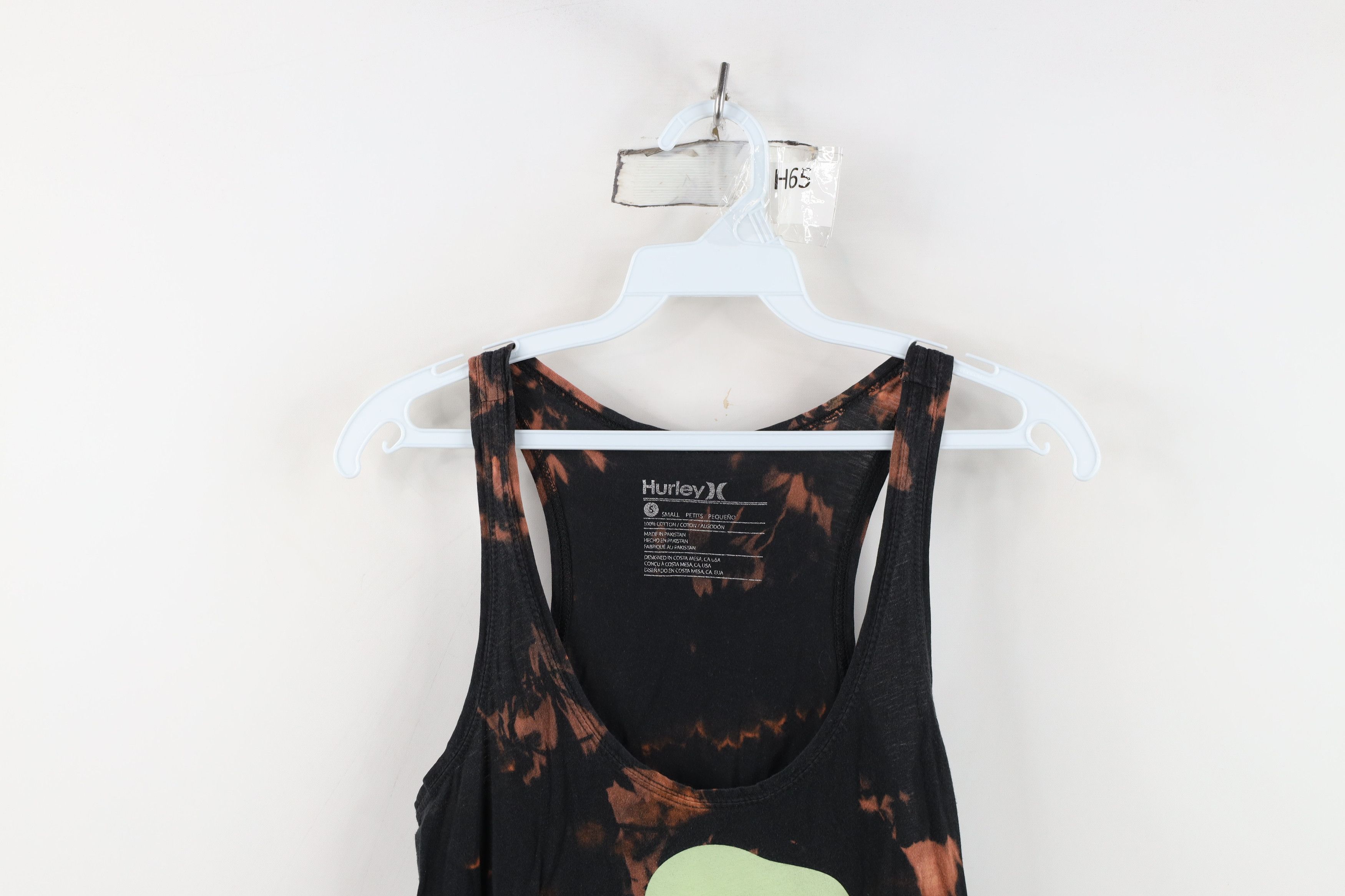 Hurley Vintage Y2K Hurley Surfing Acid Wash Tank Top T-Shirt Size S / US 4 / IT 40 - 2 Thumbnail